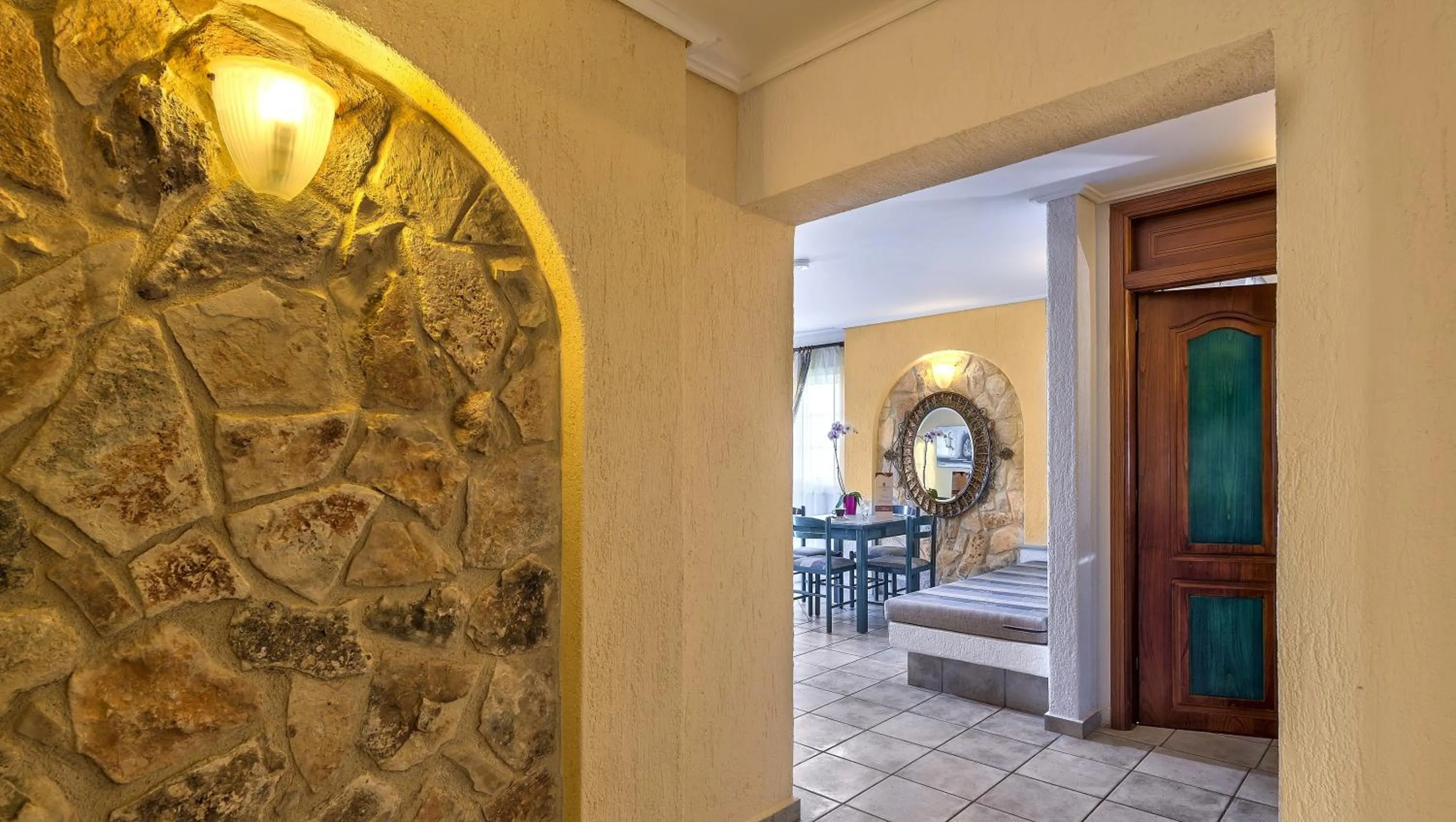 Seating area in Castle Suites Hotel