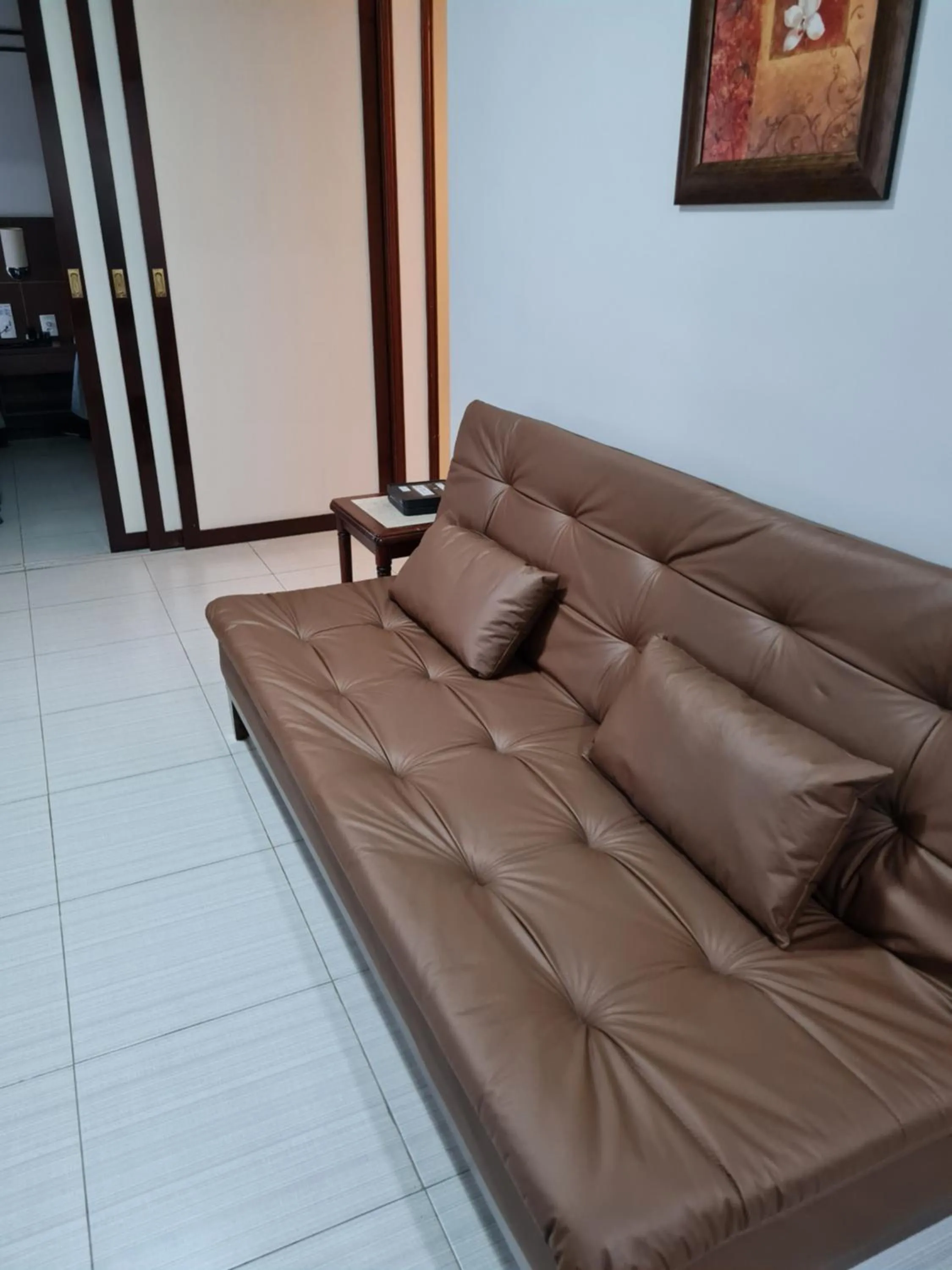 Living room in The Time Flat - Berrini - 200 metros do WTC