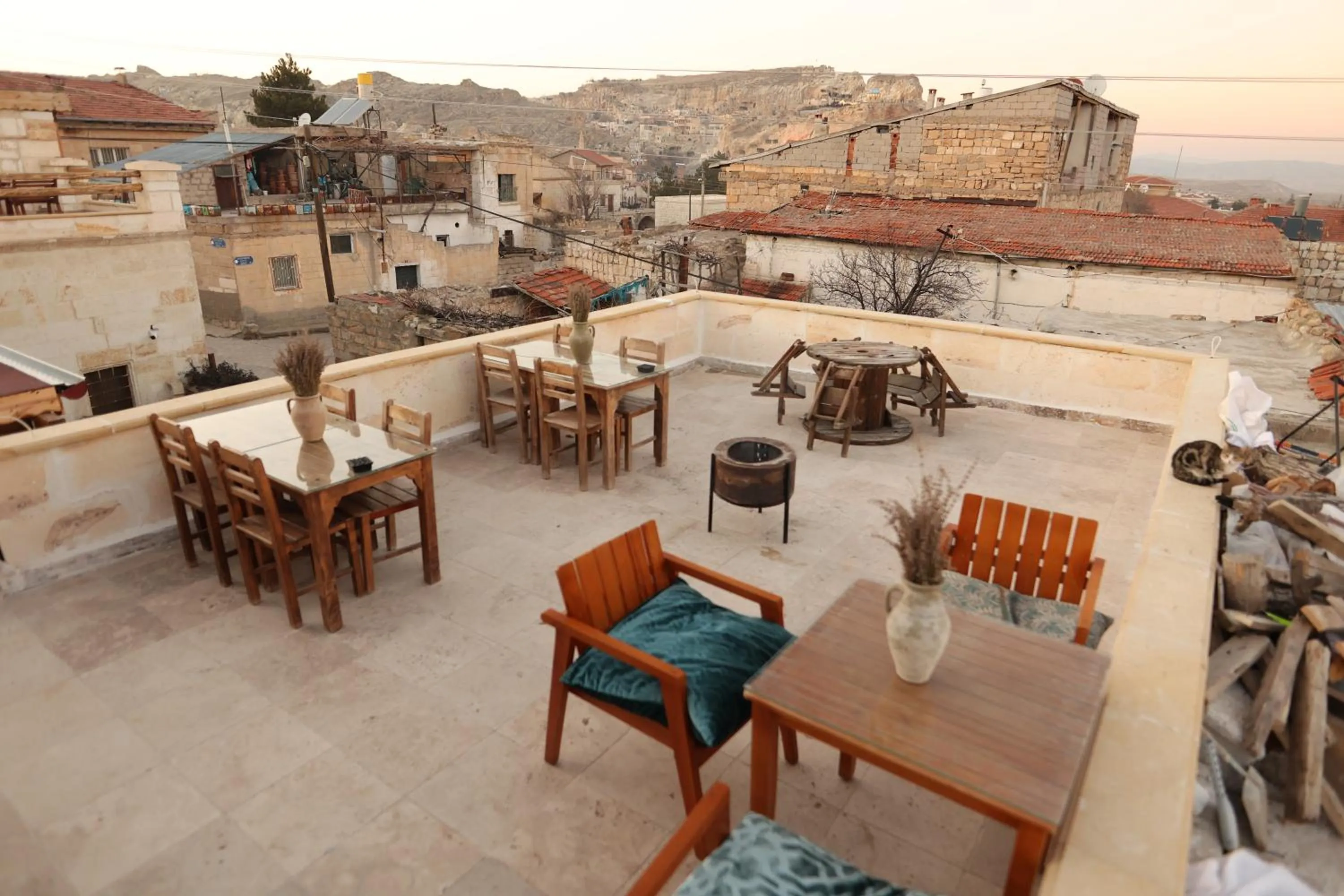 Patio in Zanta Suite Hotel