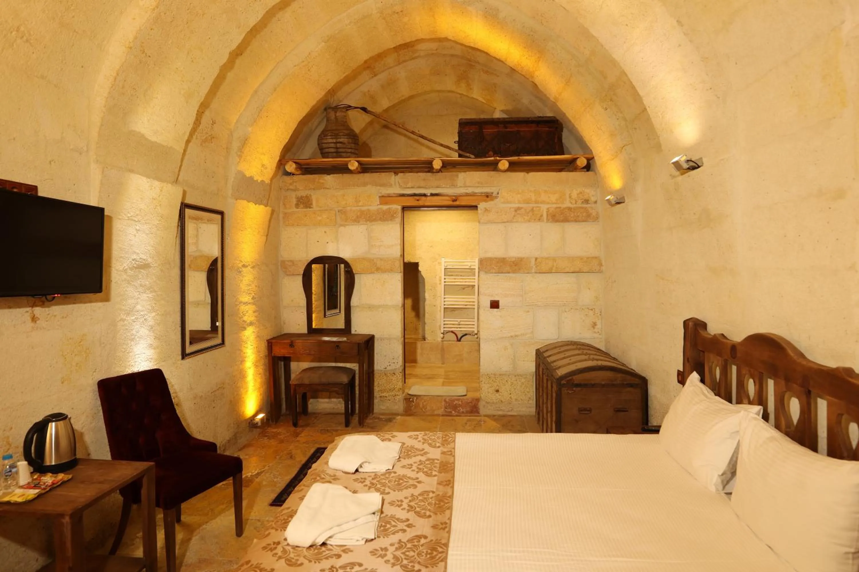 TV and multimedia, Bed in Zanta Suite Hotel