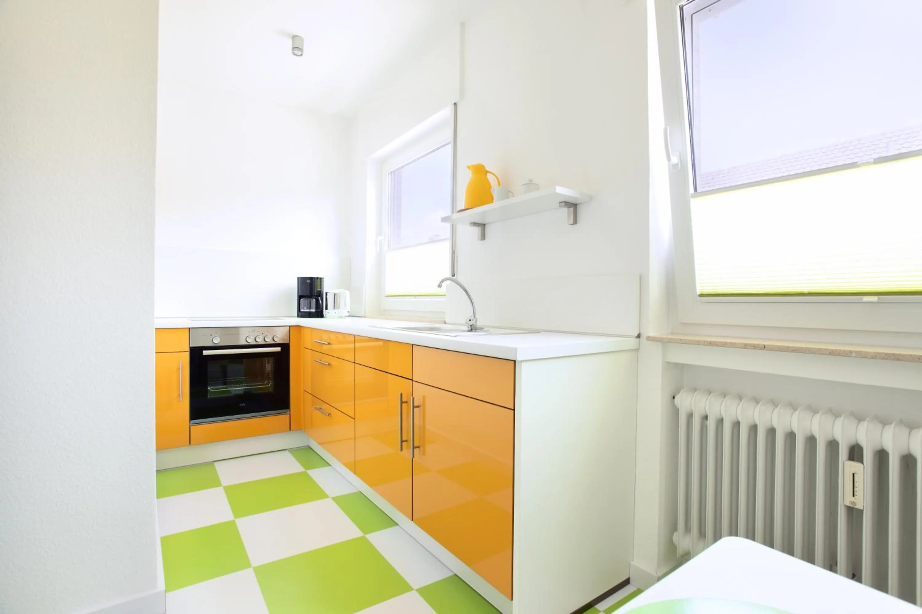 Kitchen or kitchenette in Hotel Wulff