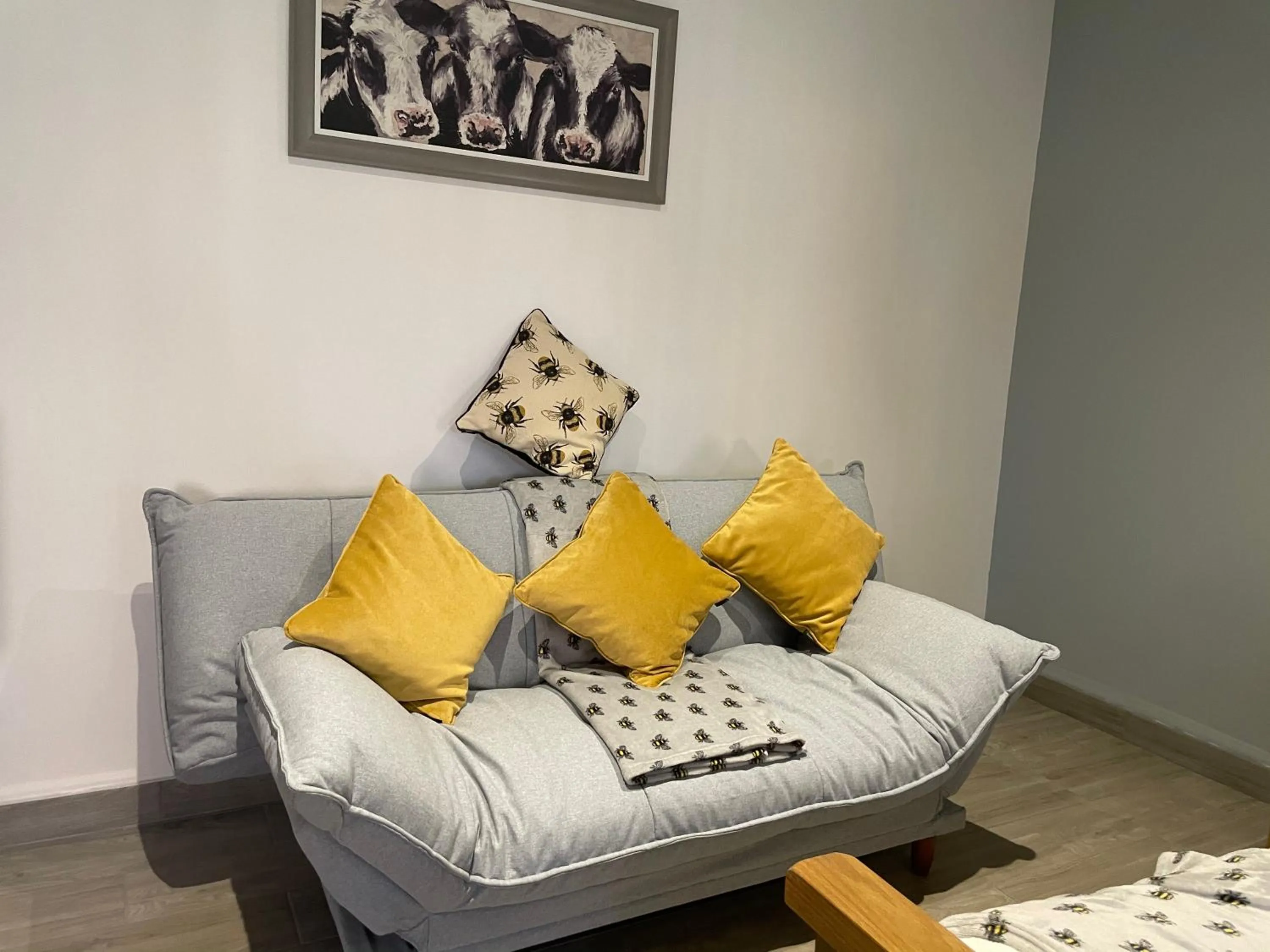 Seating area in Bumble Barn Bed & Breakfast