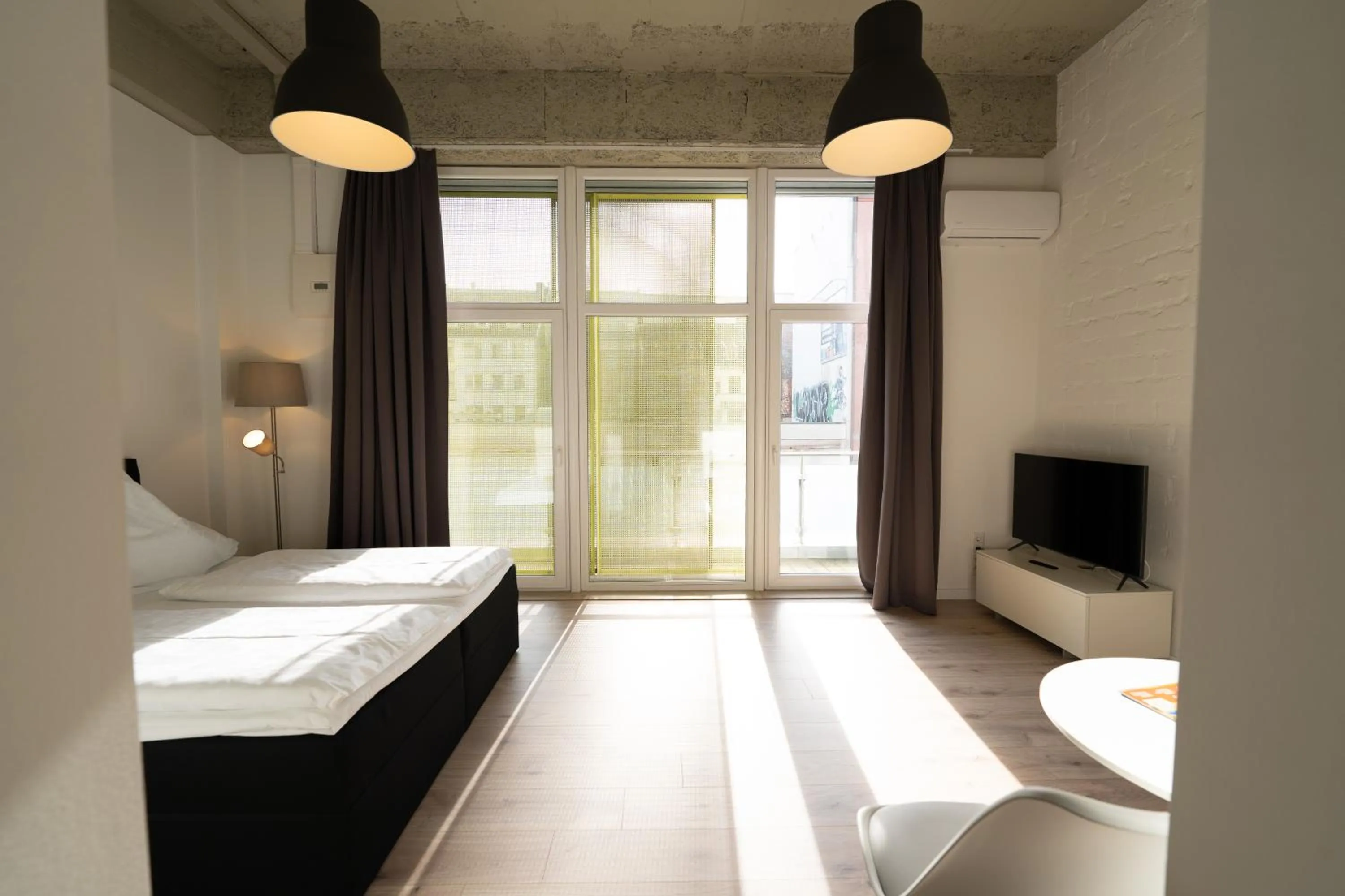 Bedroom, Bed in Das Loft Apartments