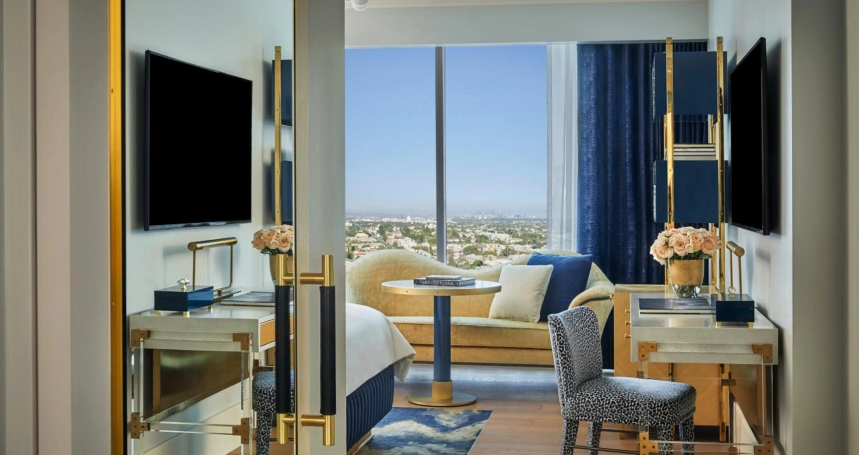 Bedroom in The Sun Rose West Hollywood