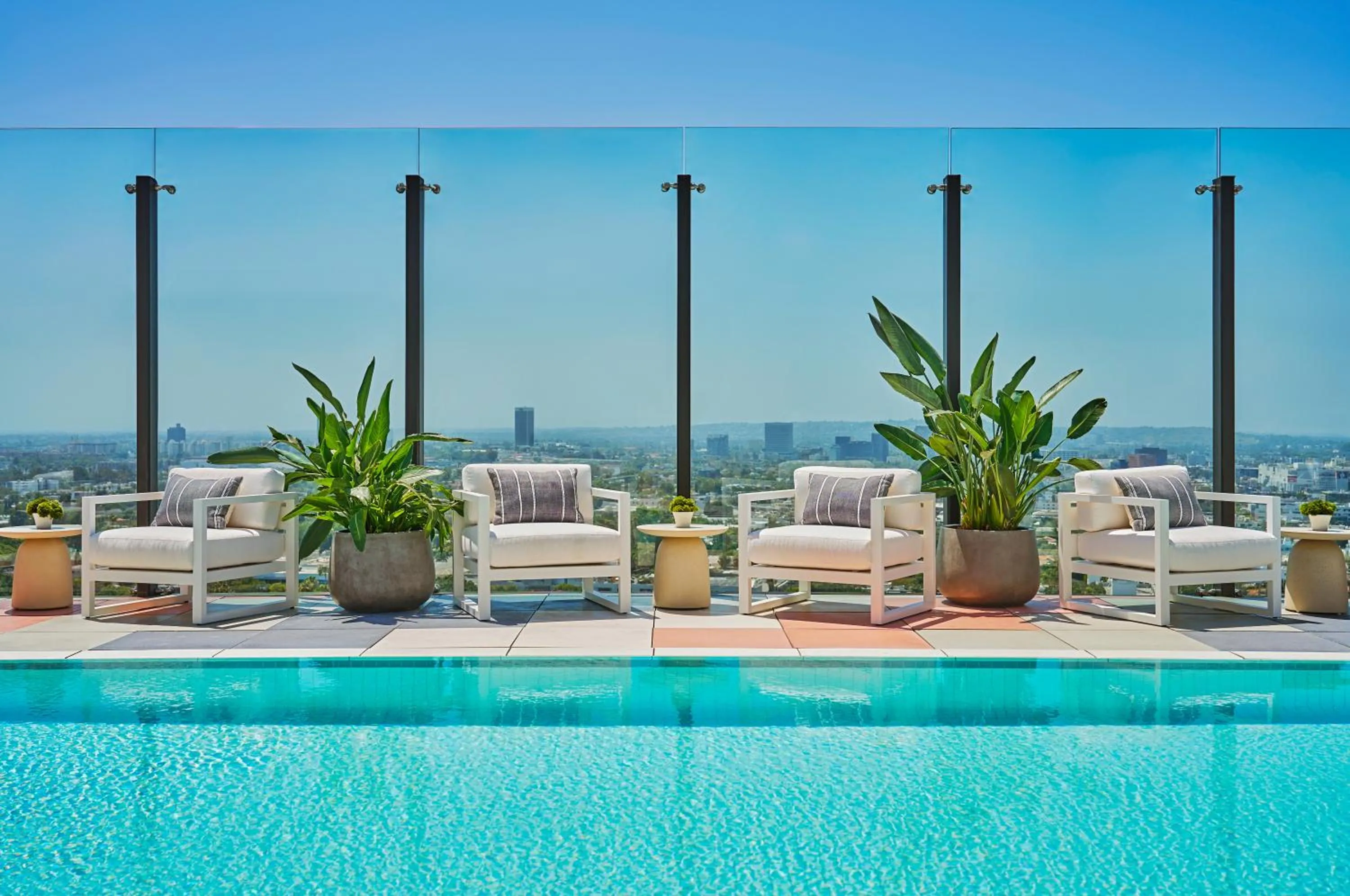 Swimming pool in Pendry West Hollywood