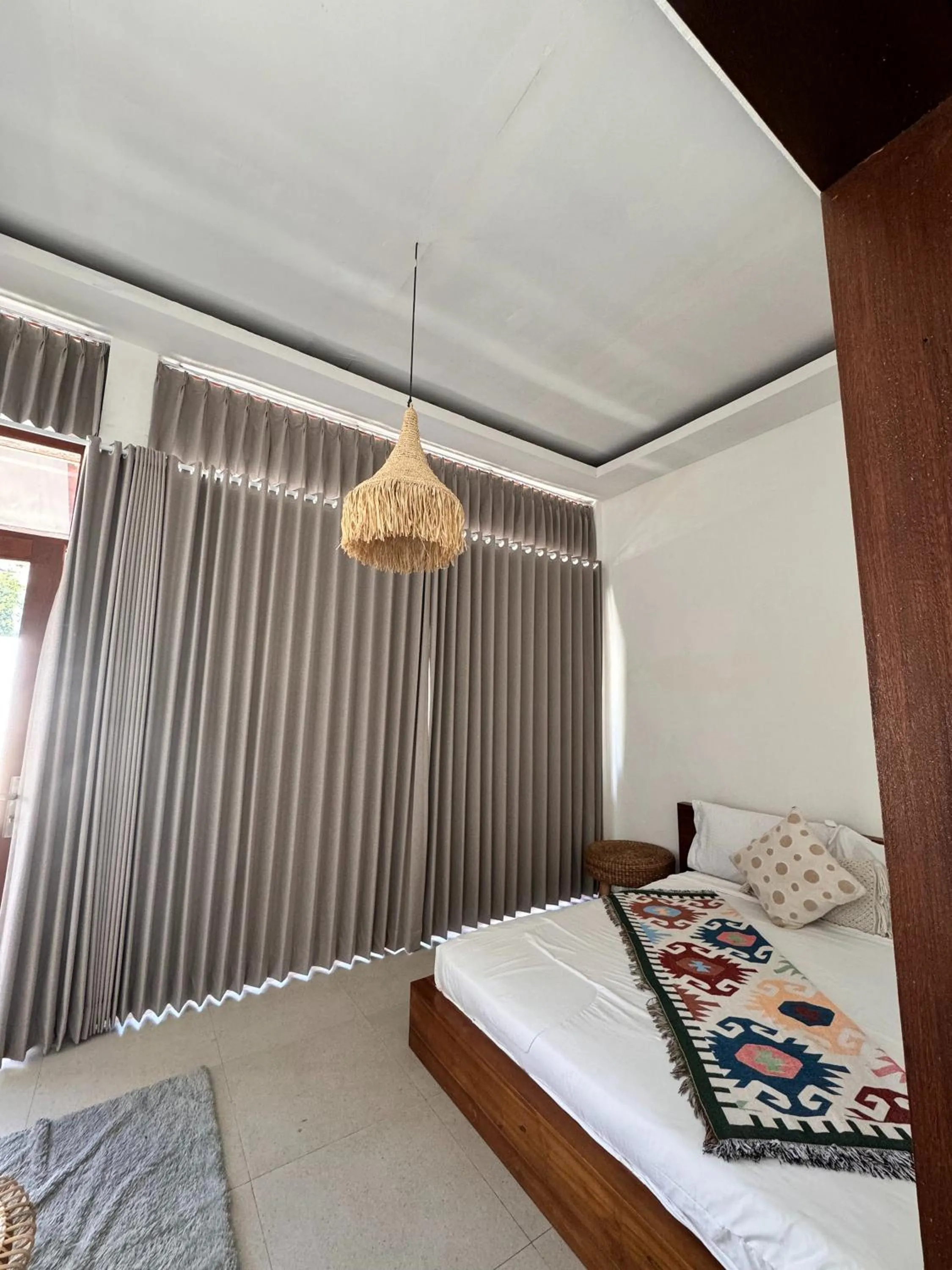 Bedroom, Bed in Volcano Side Kintamani Bali