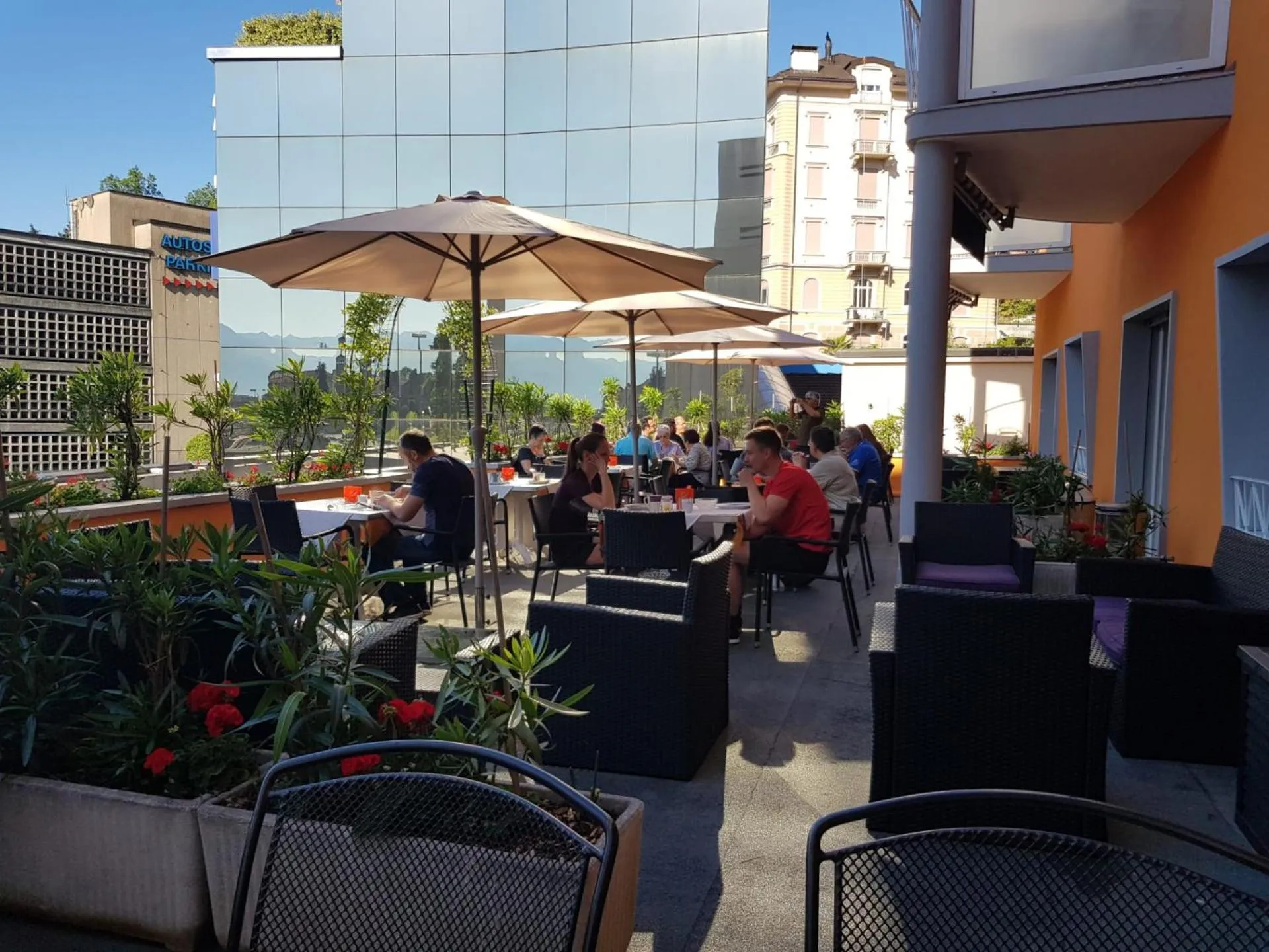 Balcony/Terrace in Hotel Garni Montaldi