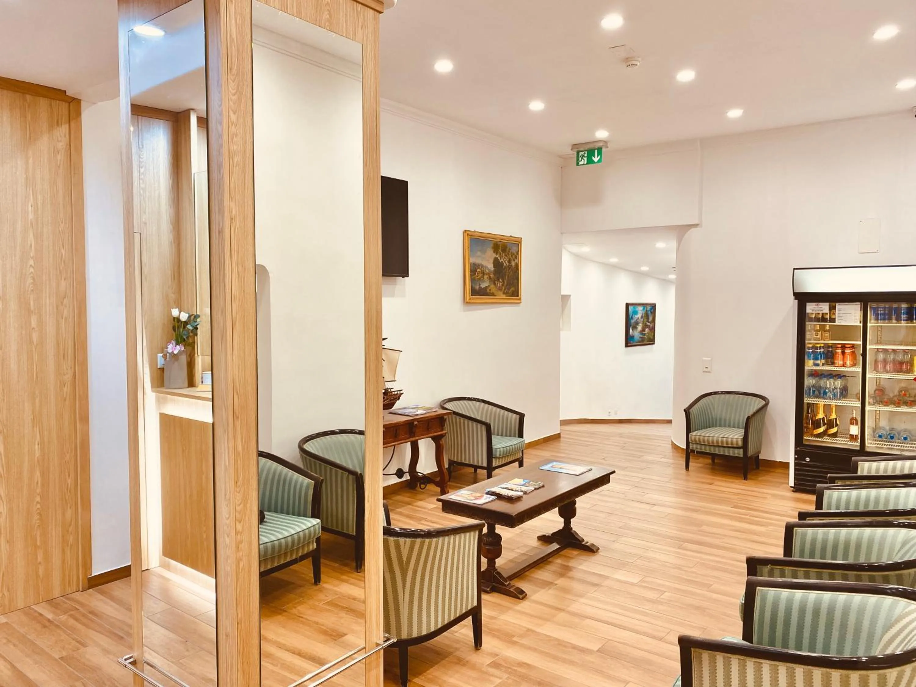 Lobby or reception in Hotel Garni Montaldi