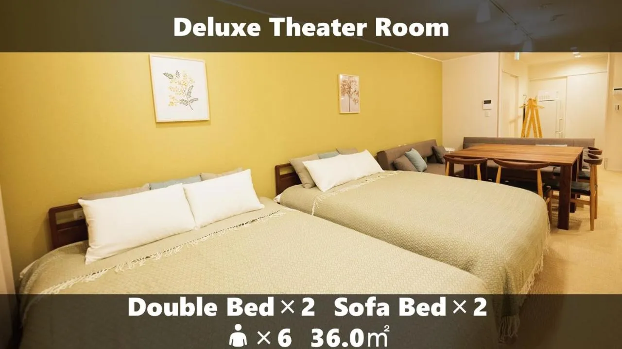 Bed in Vieuno Stay Hakata 2