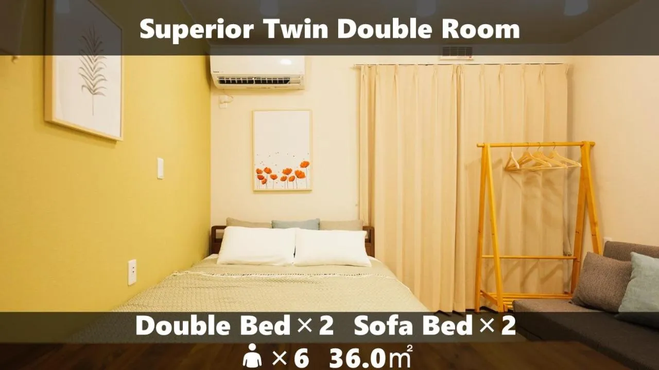 Bed in Vieuno Stay Hakata 2