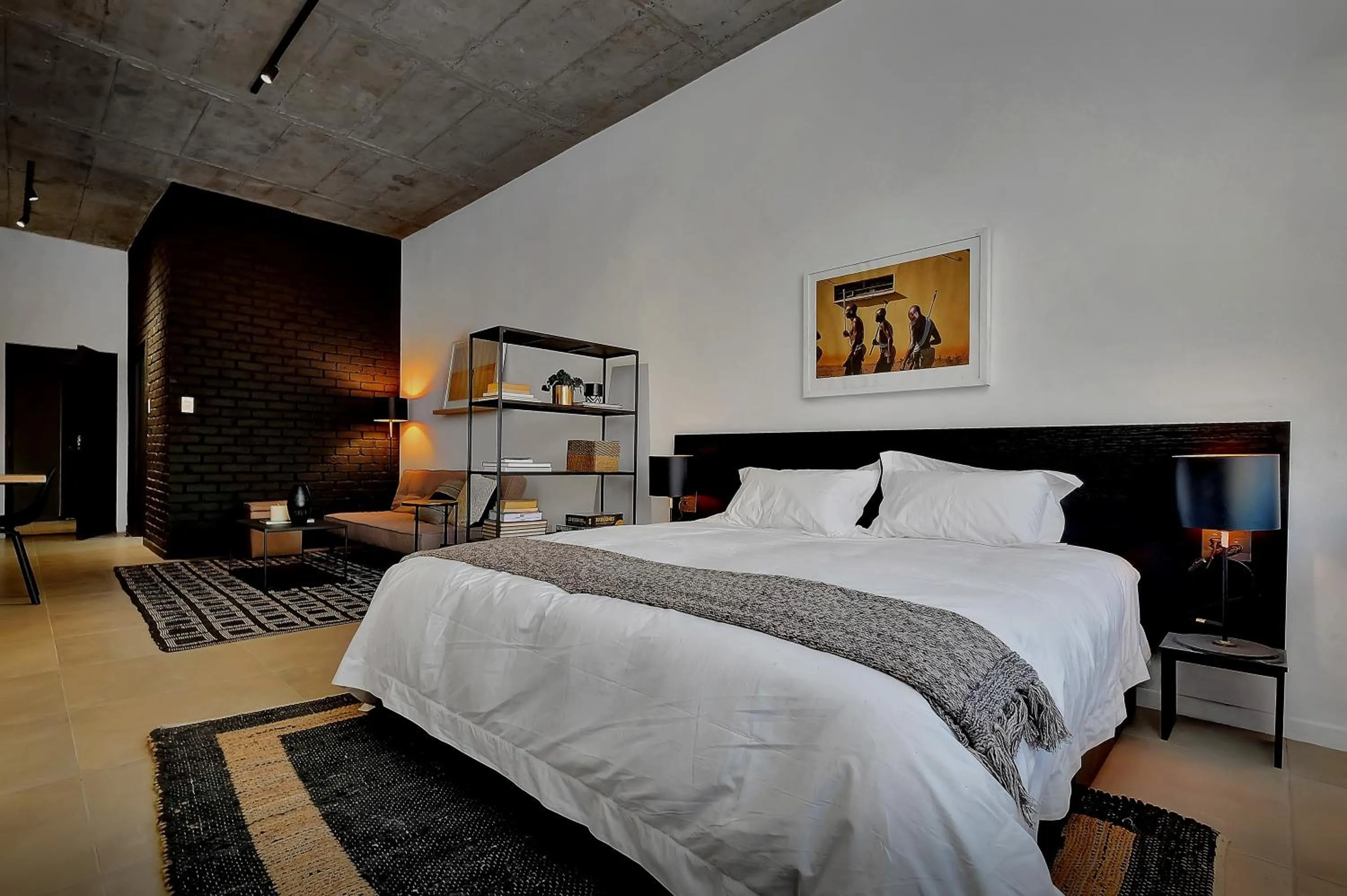Bedroom, Bed in Blackbrick Sandton One