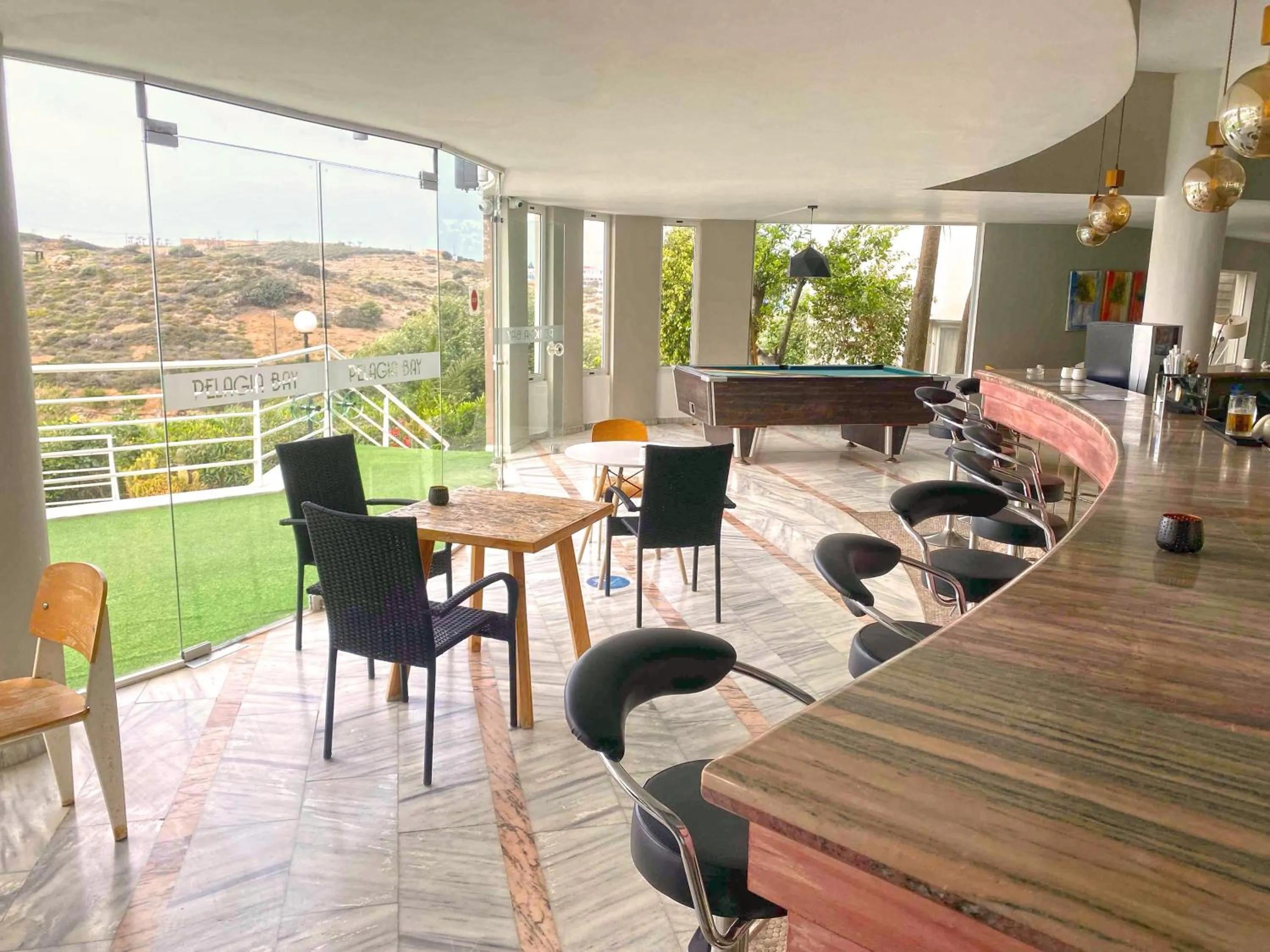 Lounge or bar in Pelagia Bay Hotel