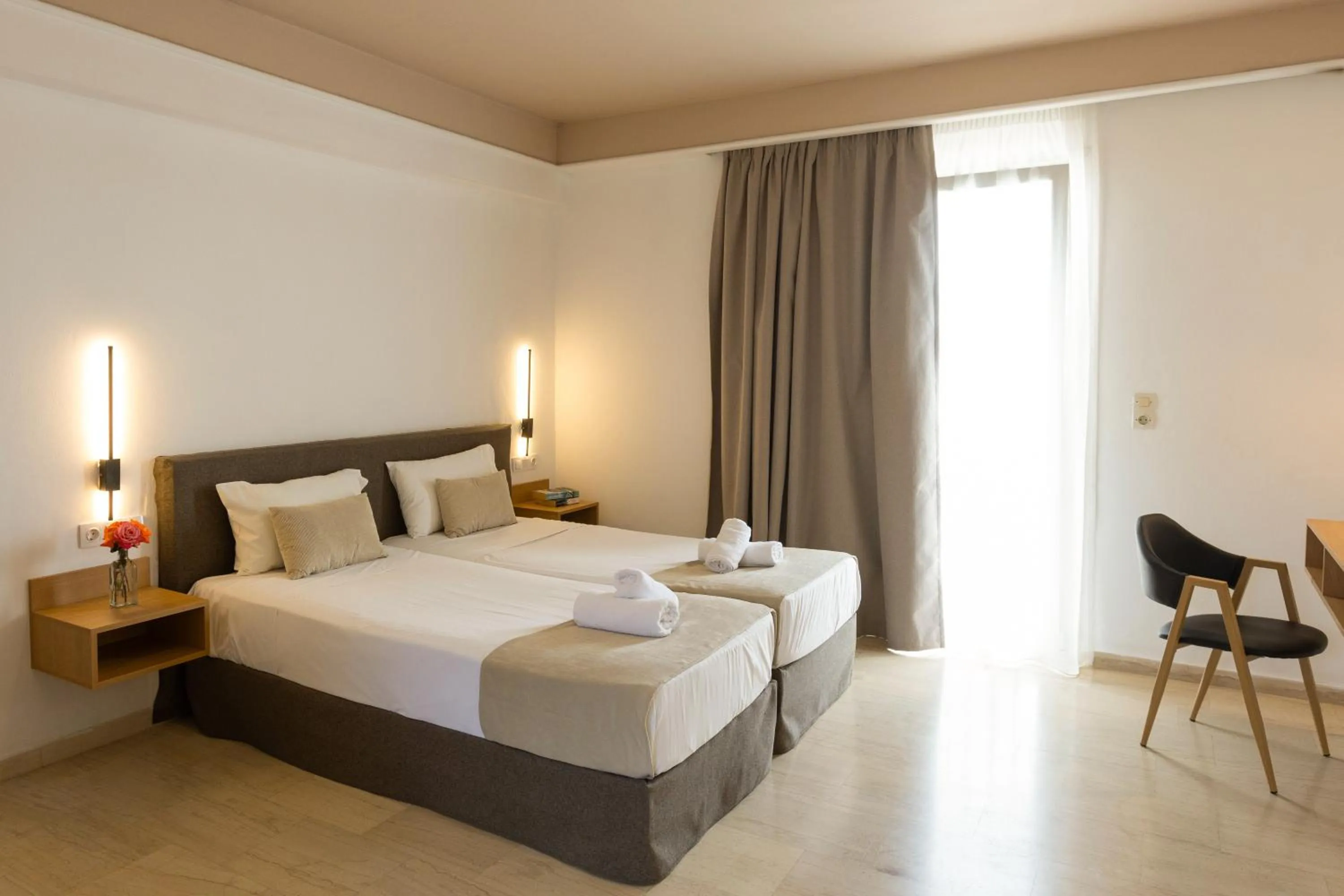 Bed in Pelagia Bay Hotel