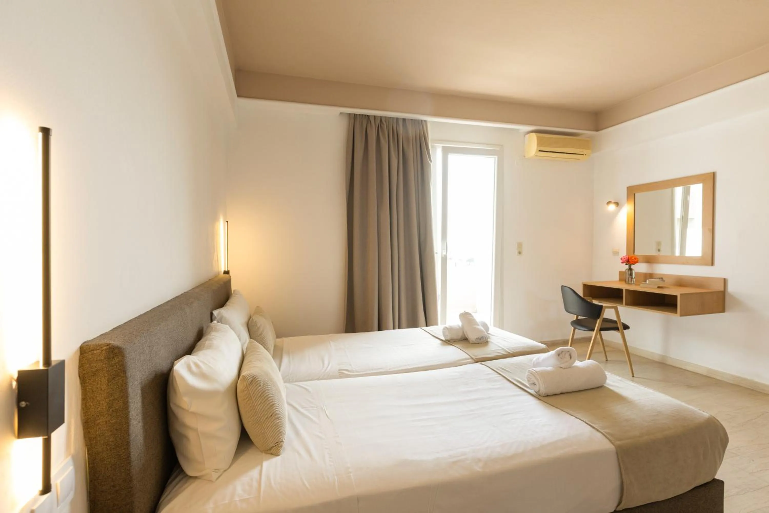 Bed in Pelagia Bay Hotel