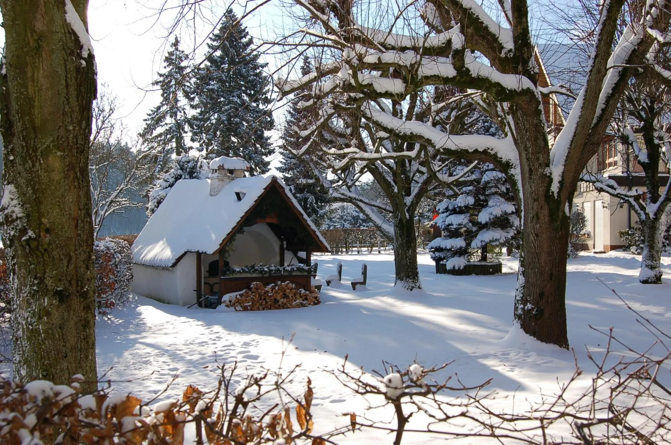Winter in Hotel Lindenhof Hubmersberg