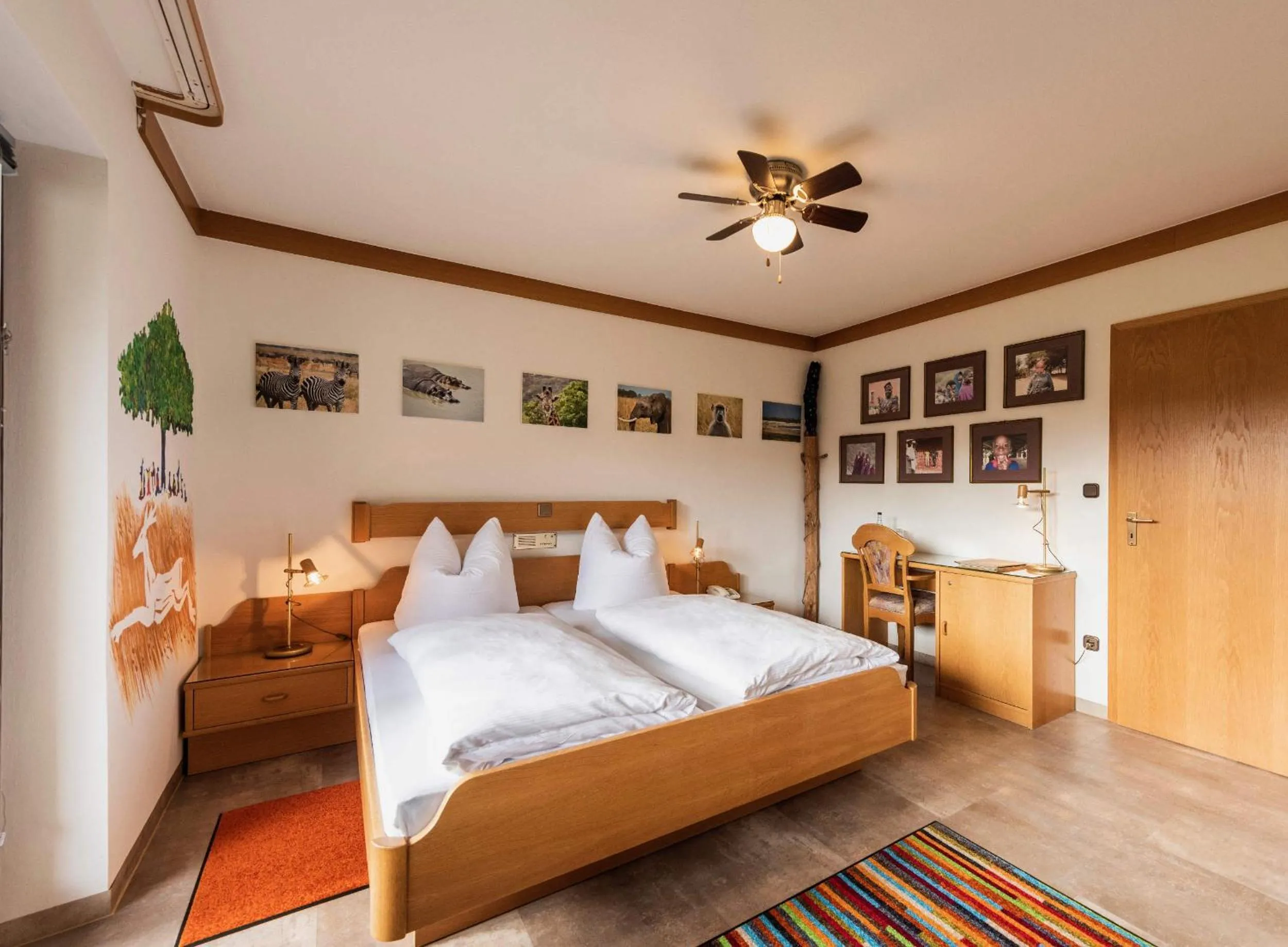 Photo of the whole room, Bed in Hotel Lindenhof Hubmersberg