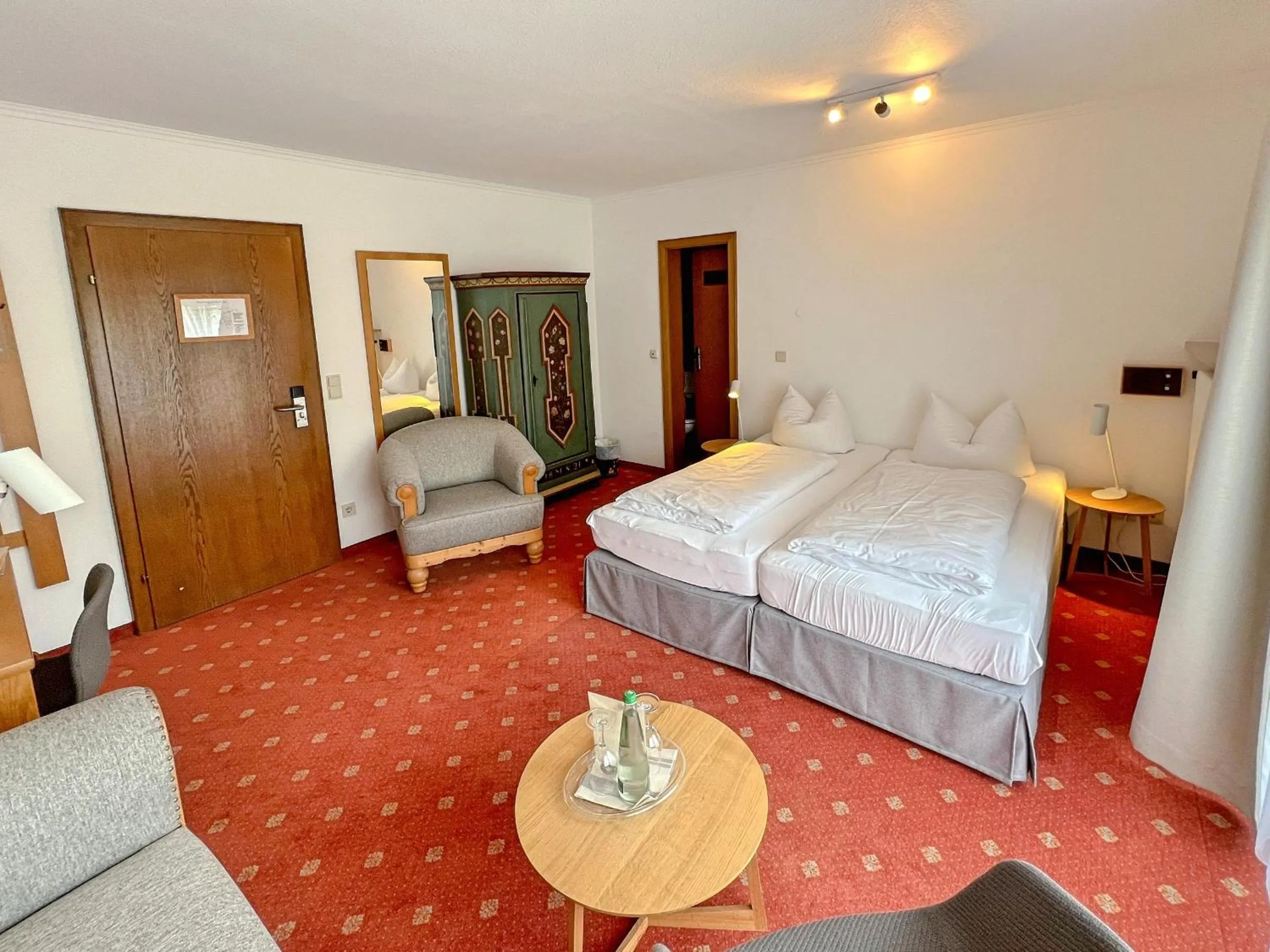 Photo of the whole room, Bed in Hotel Lindenhof Hubmersberg