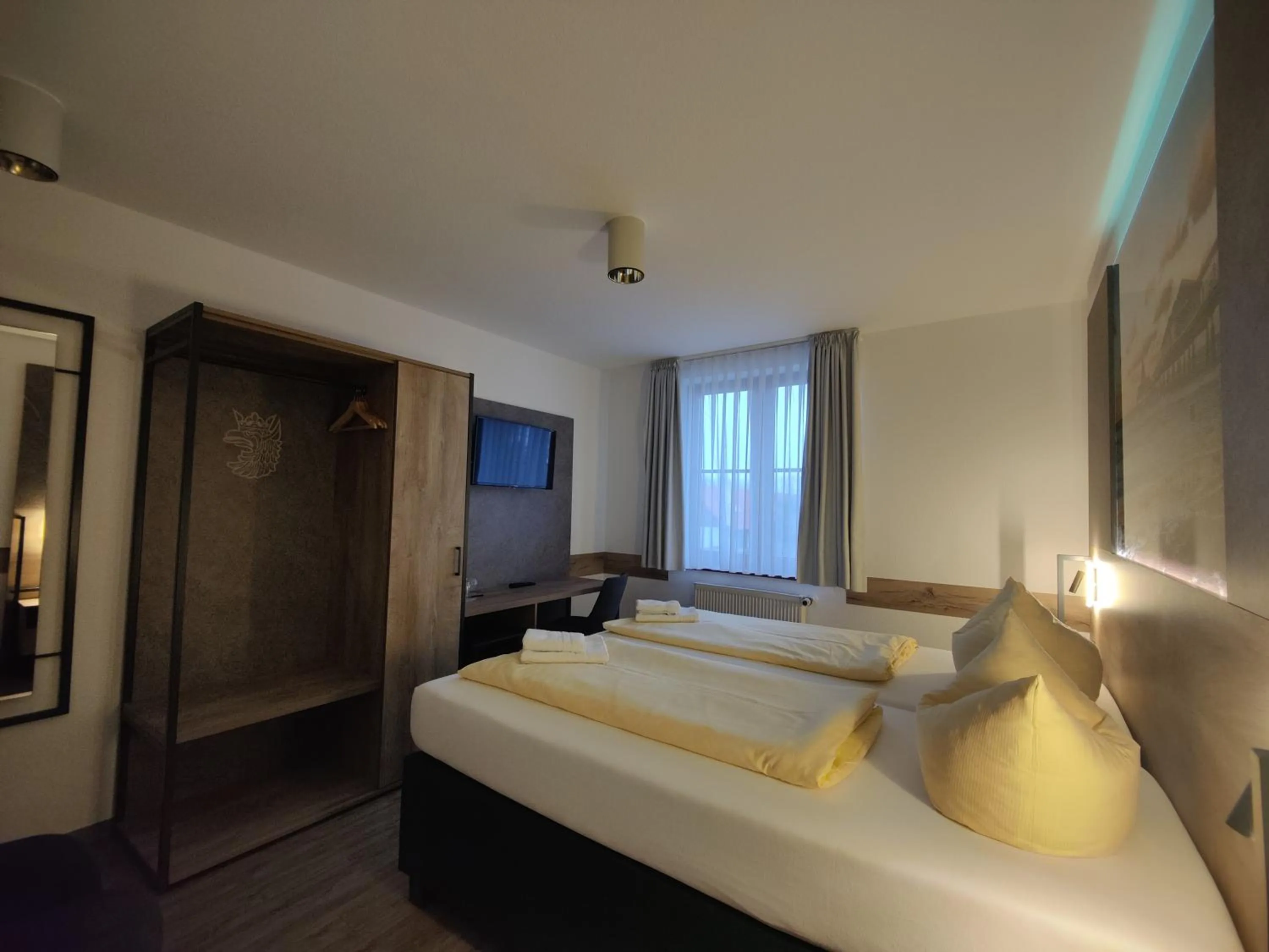 Bed in Hotel Stettiner Hof