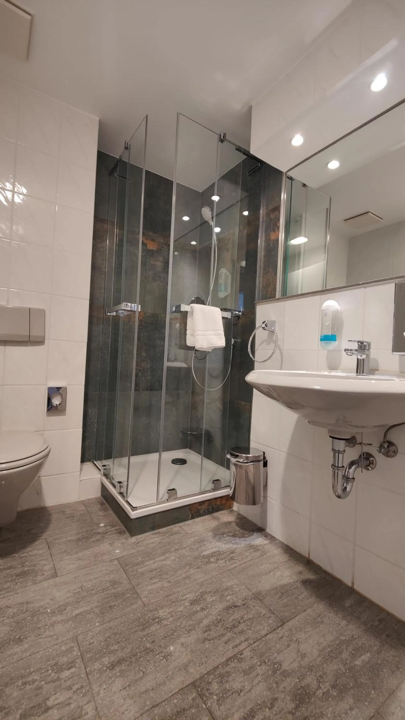 Shower in Hotel Stettiner Hof