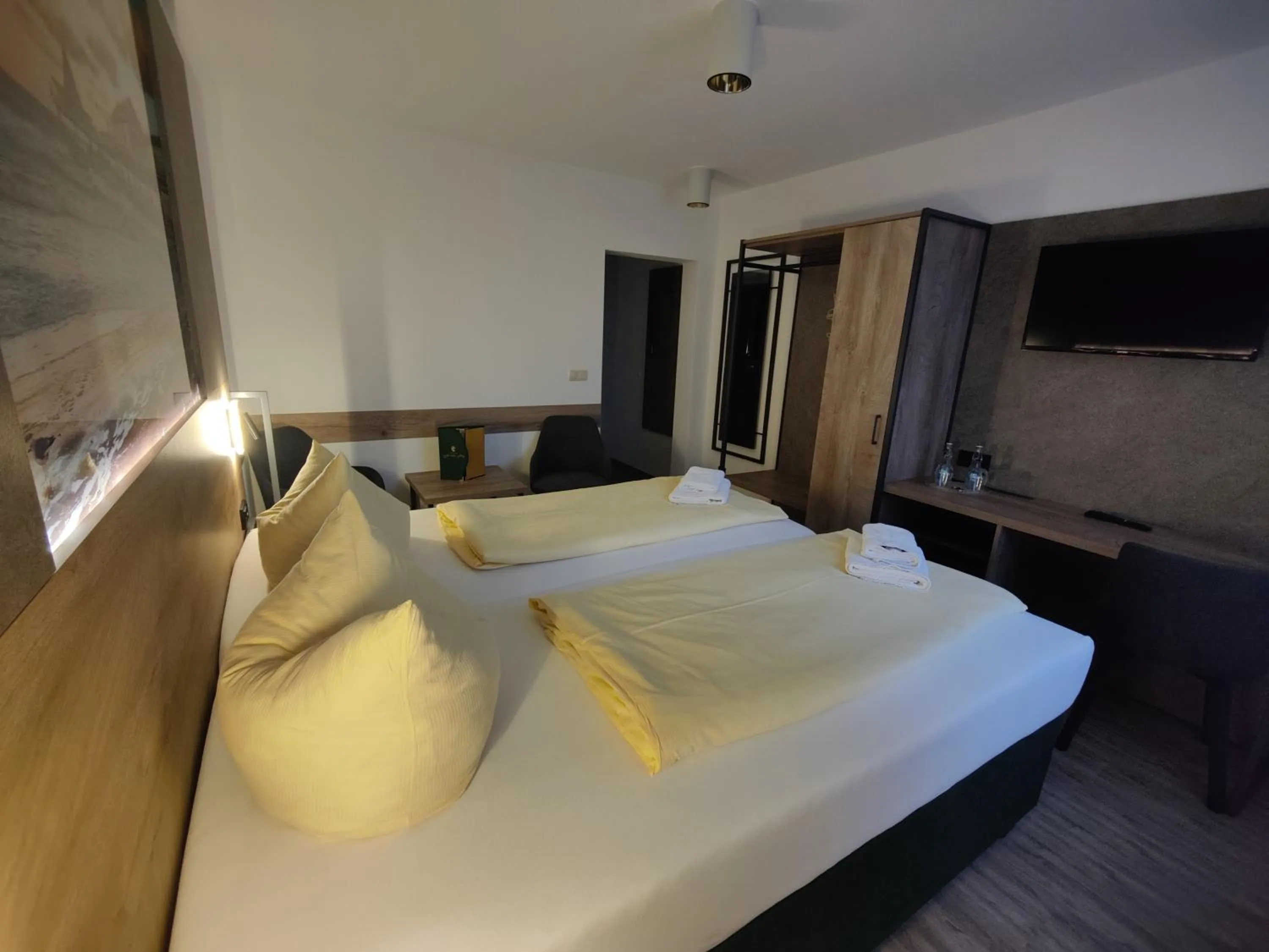 Bed in Hotel Stettiner Hof