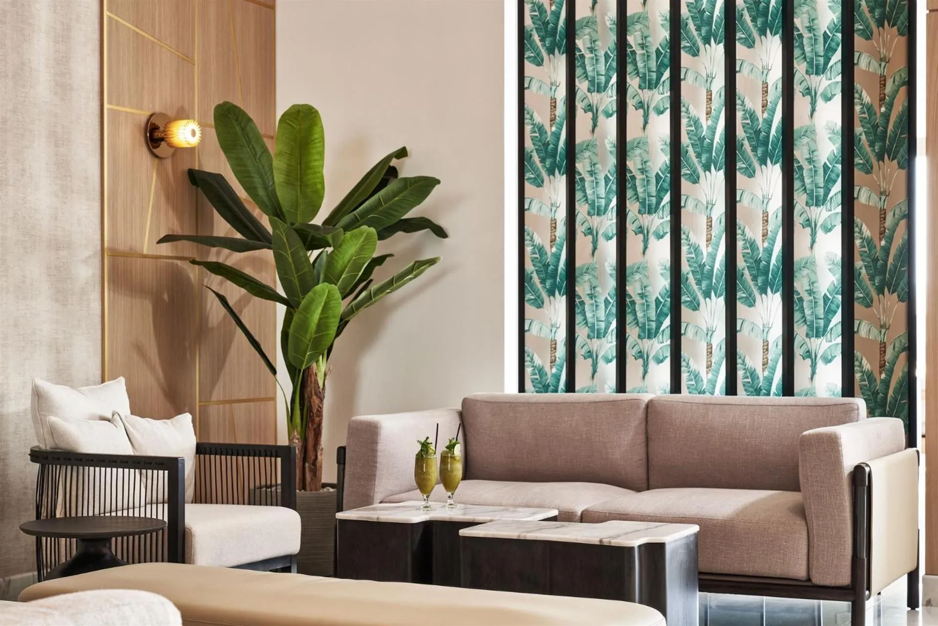 Lobby or reception in Atlantica Mare Village Paphos