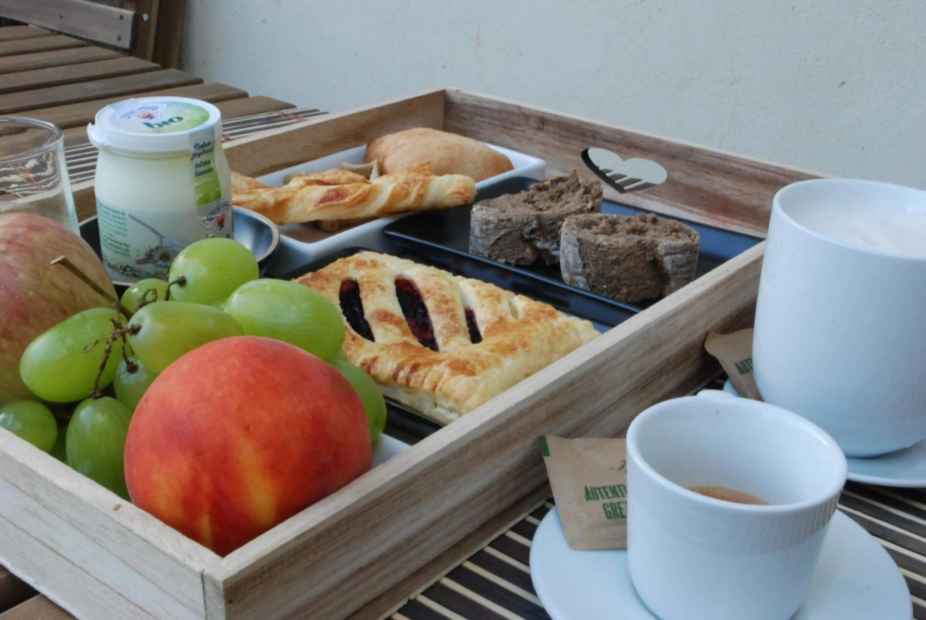 Food close-up in B&B Donna Livia