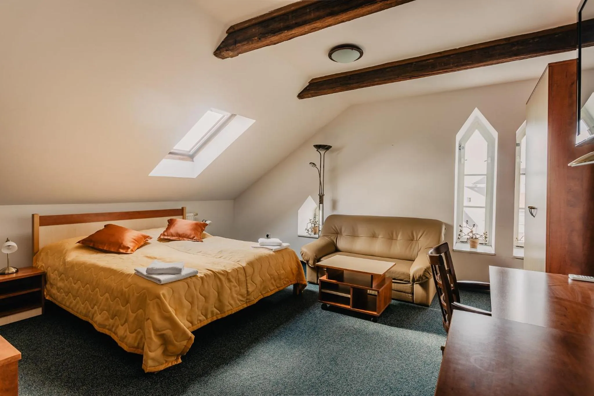 Bed in Hotel U Valdické brány