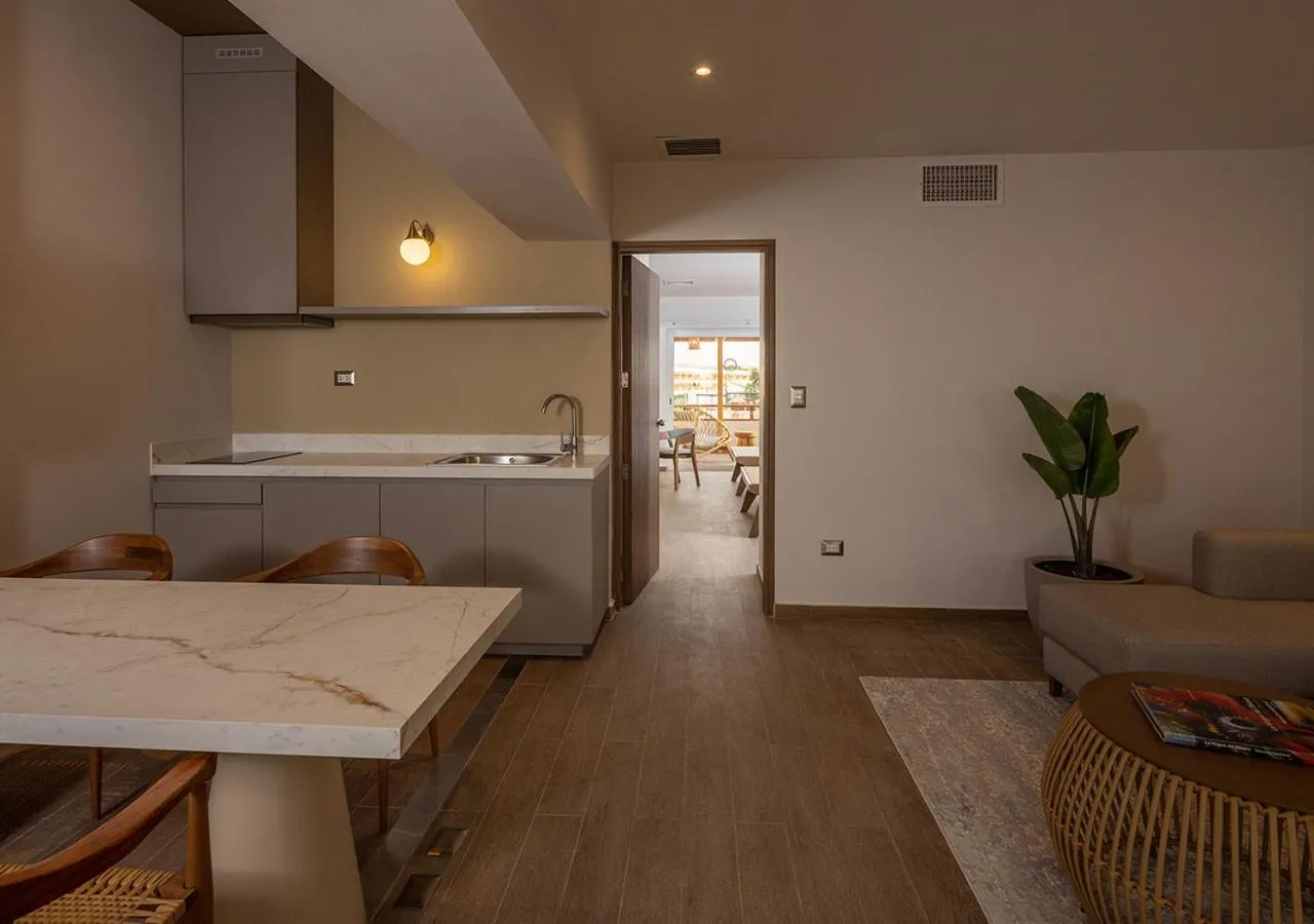 Living room, Bed in Aranwa Paracas Resort & Spa