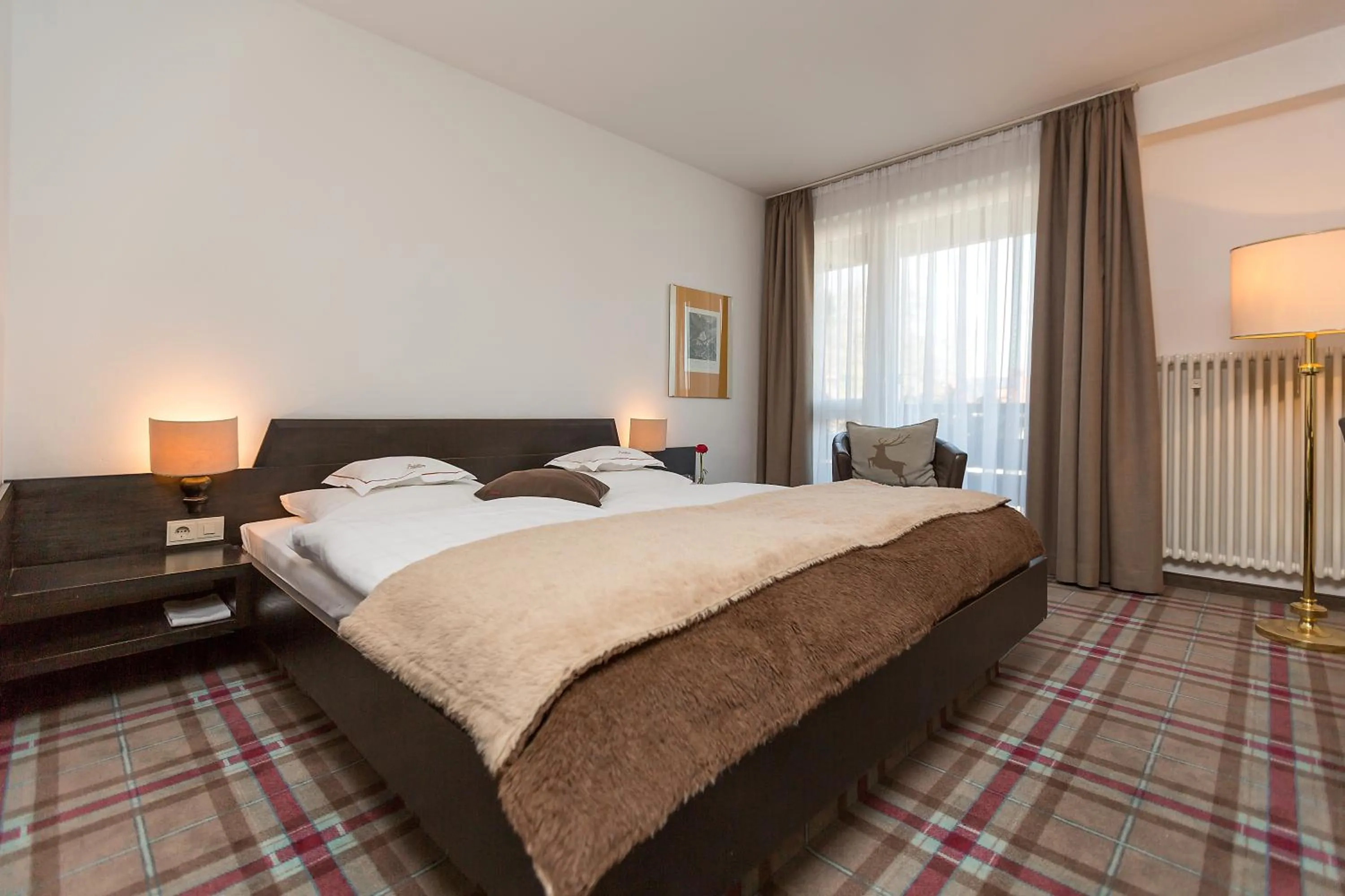 Bedroom, Bed in Hotel Alpenhof Postillion