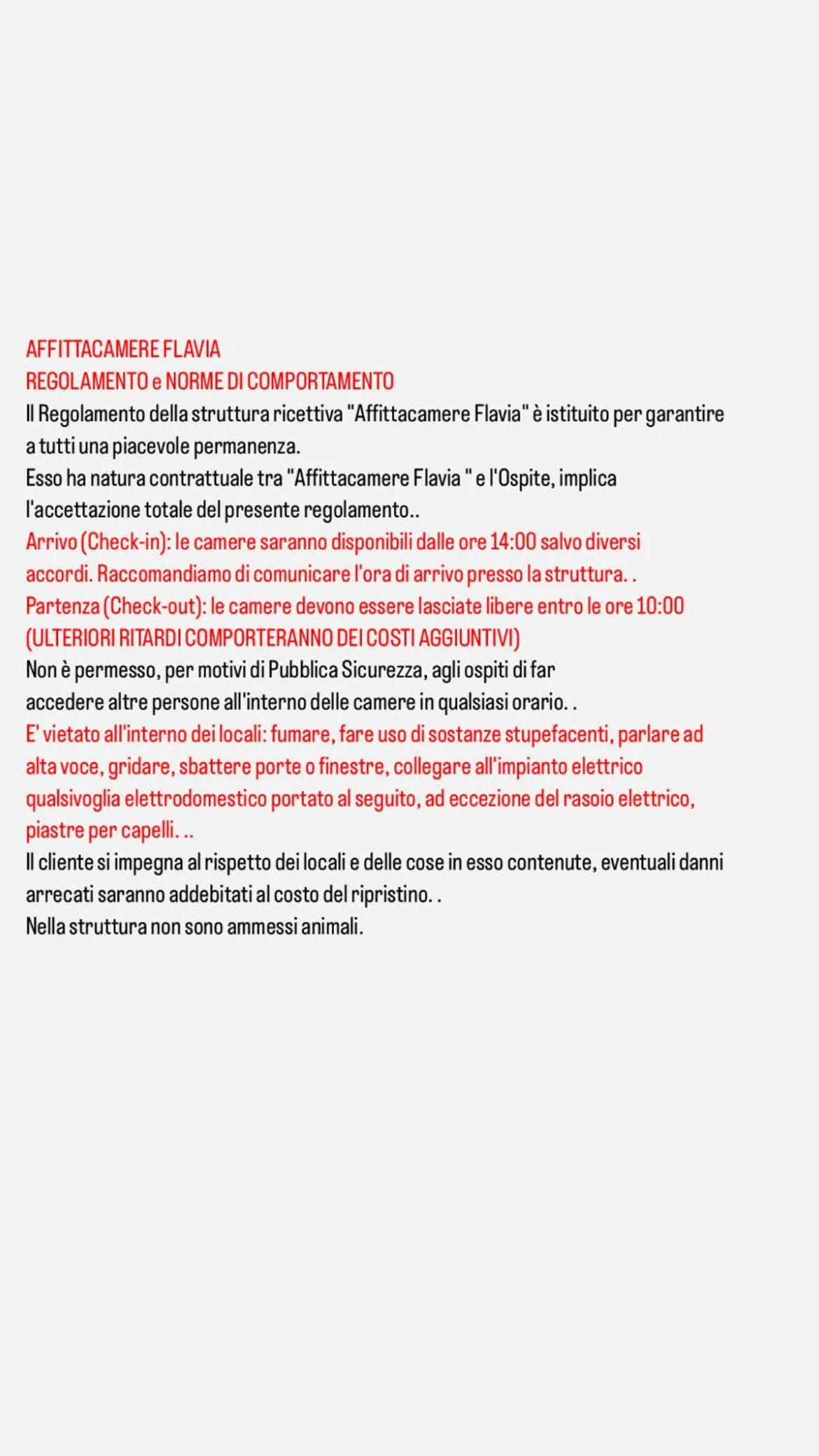 Affittacamere Flavia Roma