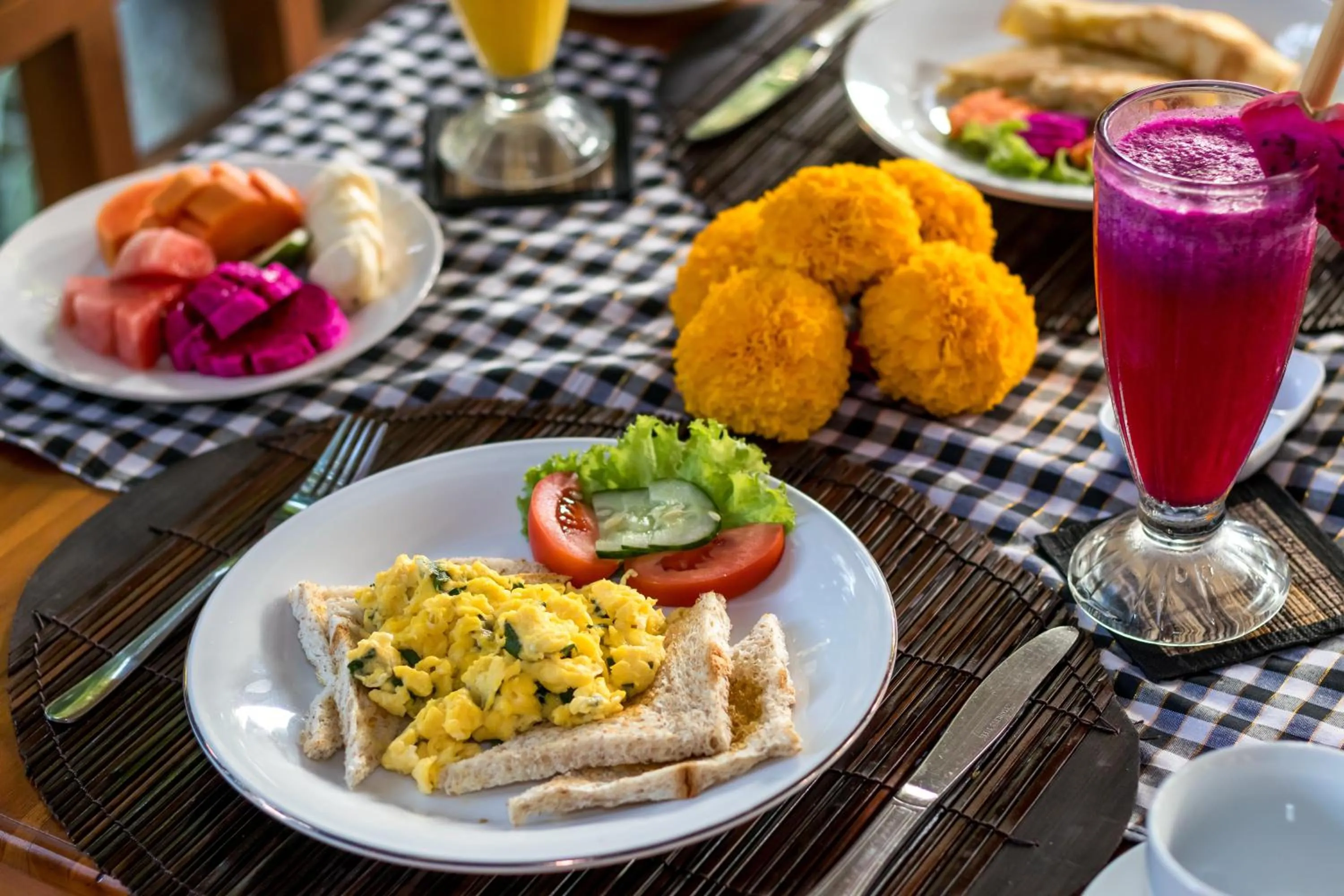 Breakfast in Hidden Padma Retreat