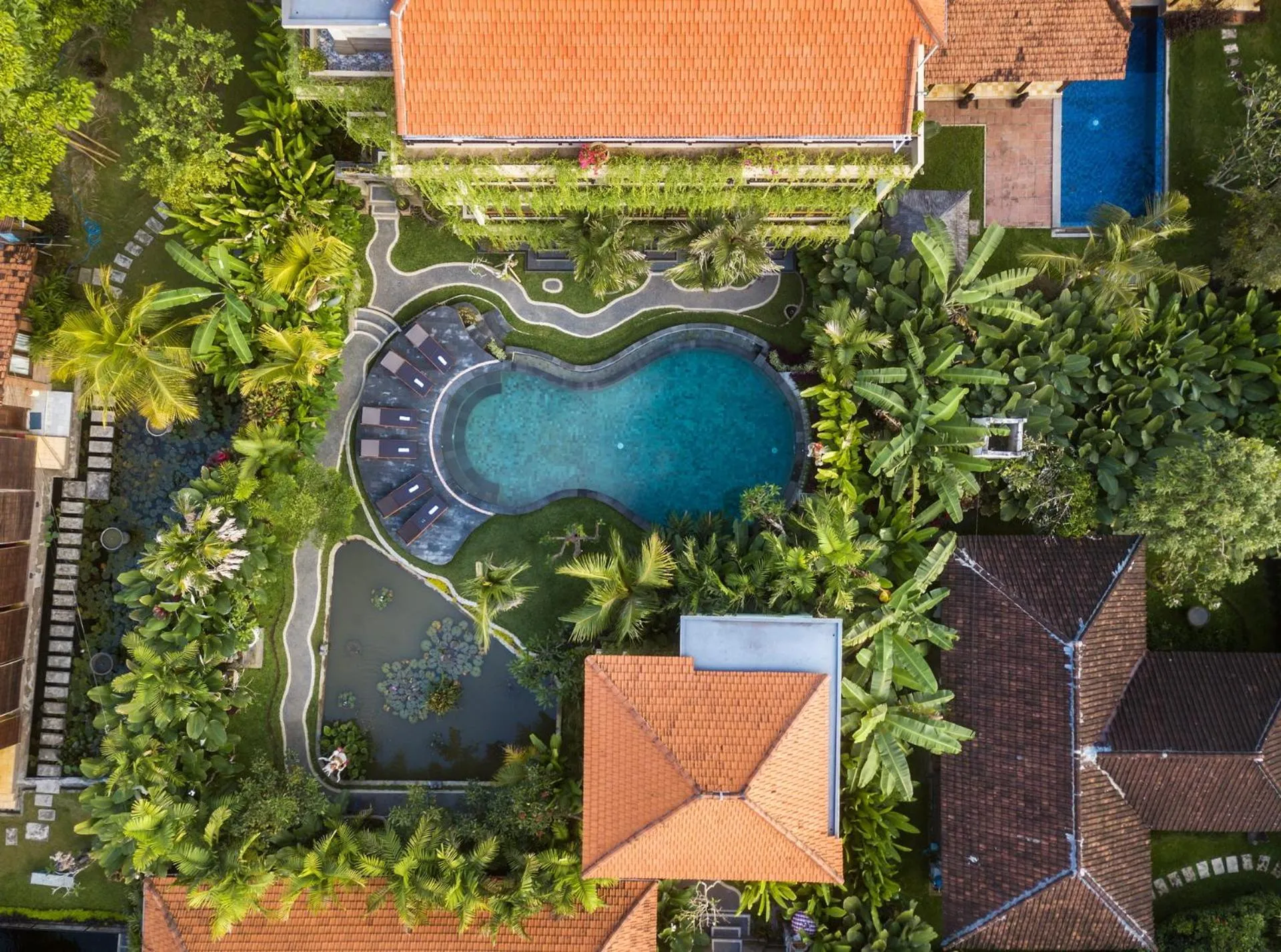 Bird's eye view in Hidden Padma Retreat