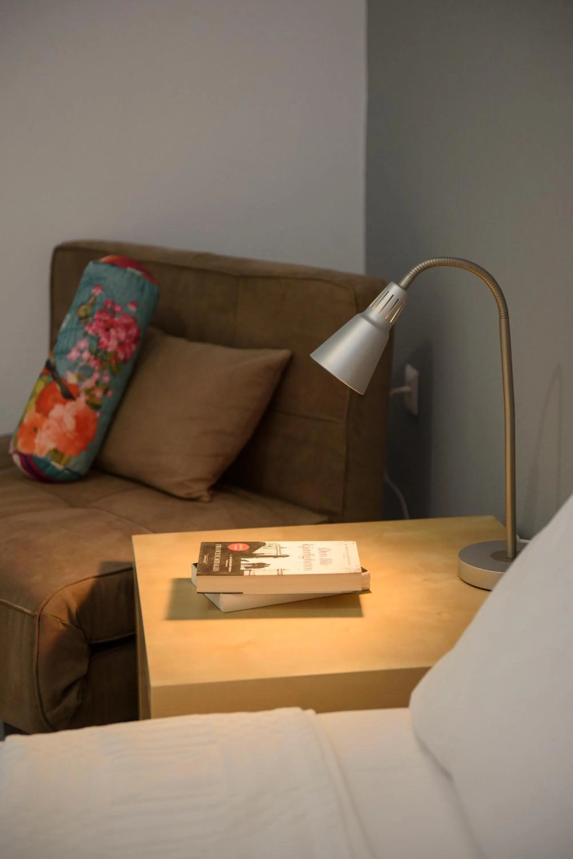 Decorative detail, Bed in Porto Katapola Pension