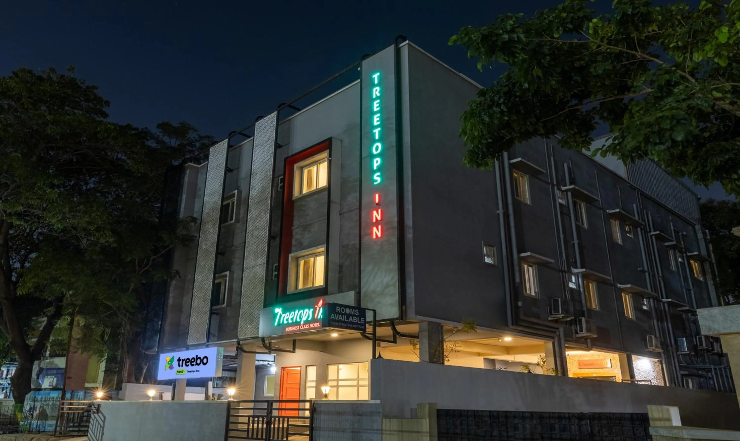 Facade/entrance in Treebo Treetops Inn - Anna Nagar