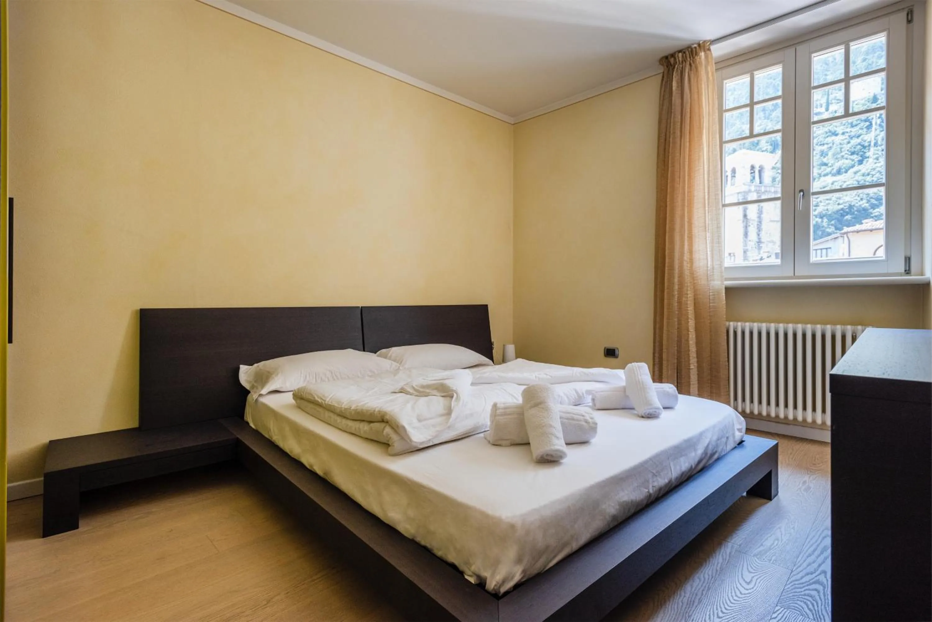 Bedroom, Bed in Attico la Rocca