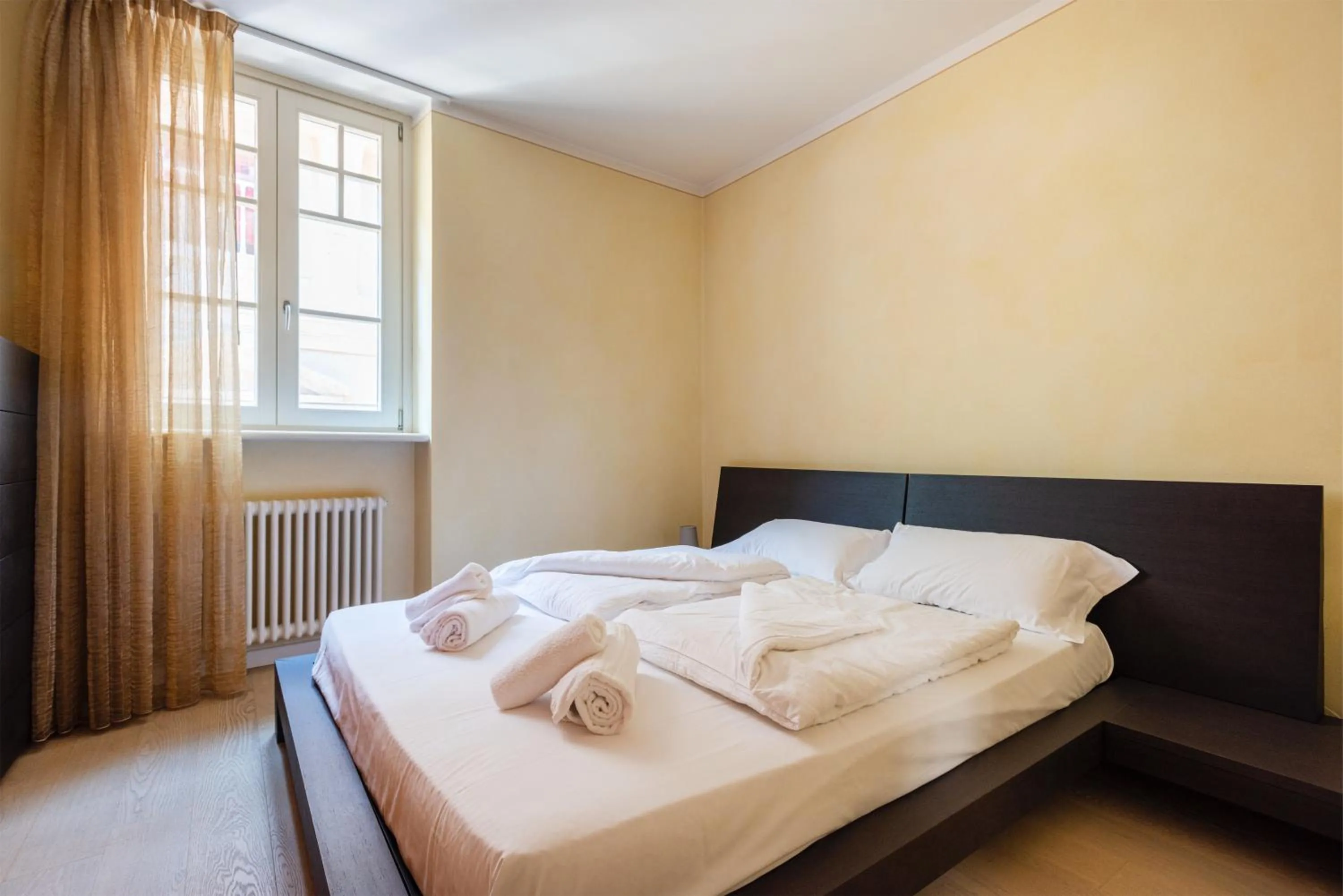 Bedroom, Bed in Attico la Rocca