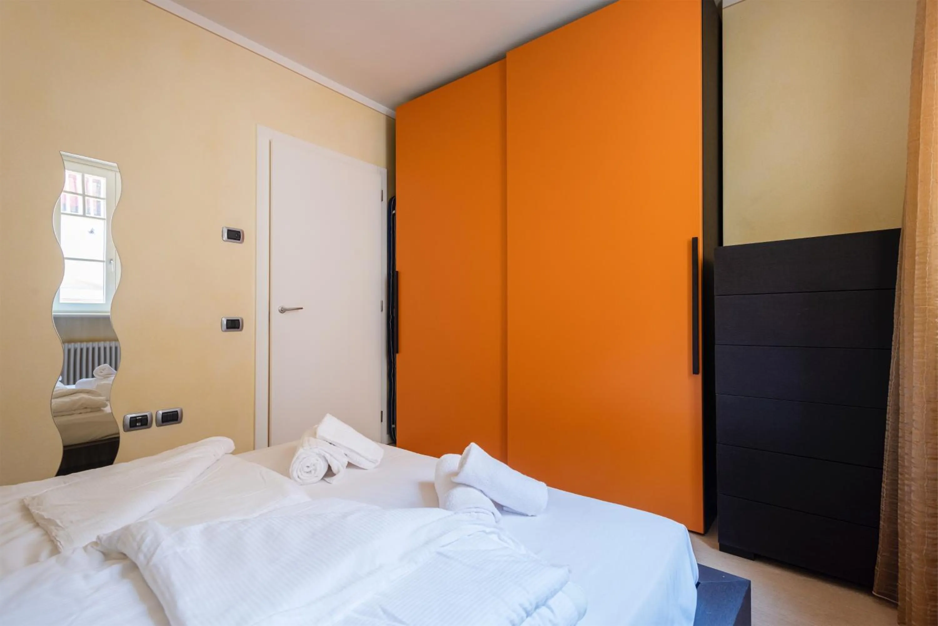 Bedroom, Bed in Attico la Rocca