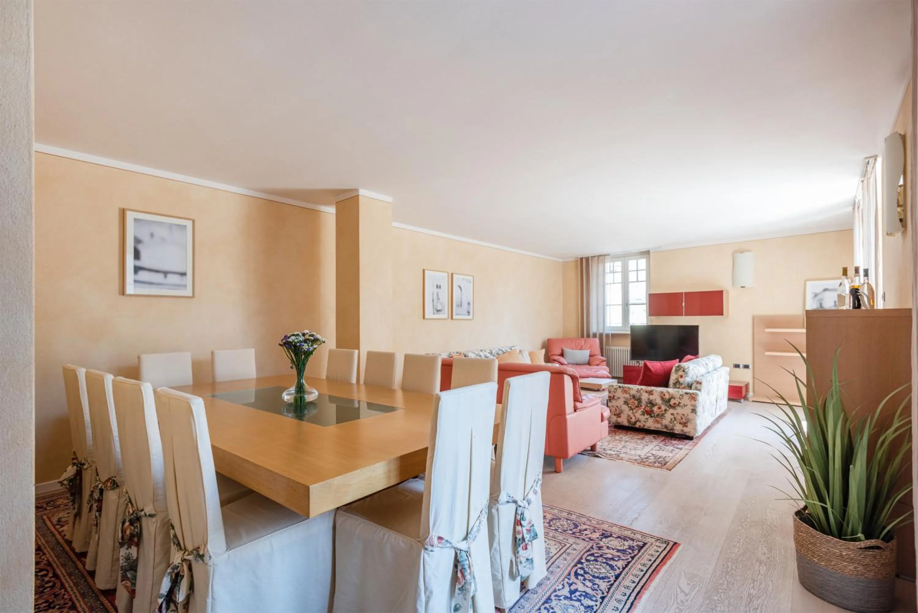 Living room in Attico la Rocca