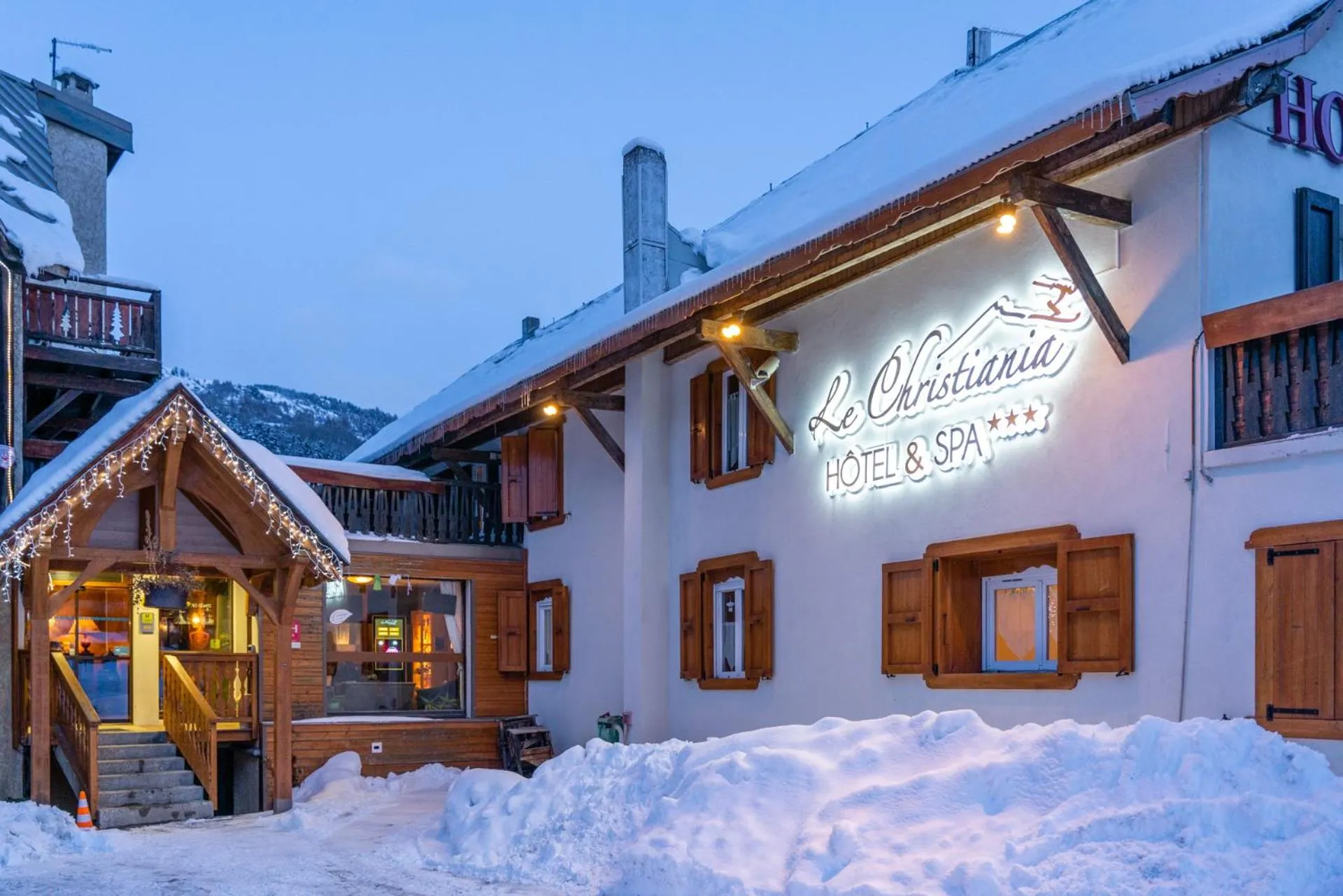 Property building in Logis Hôtel et Spa Le Christiania