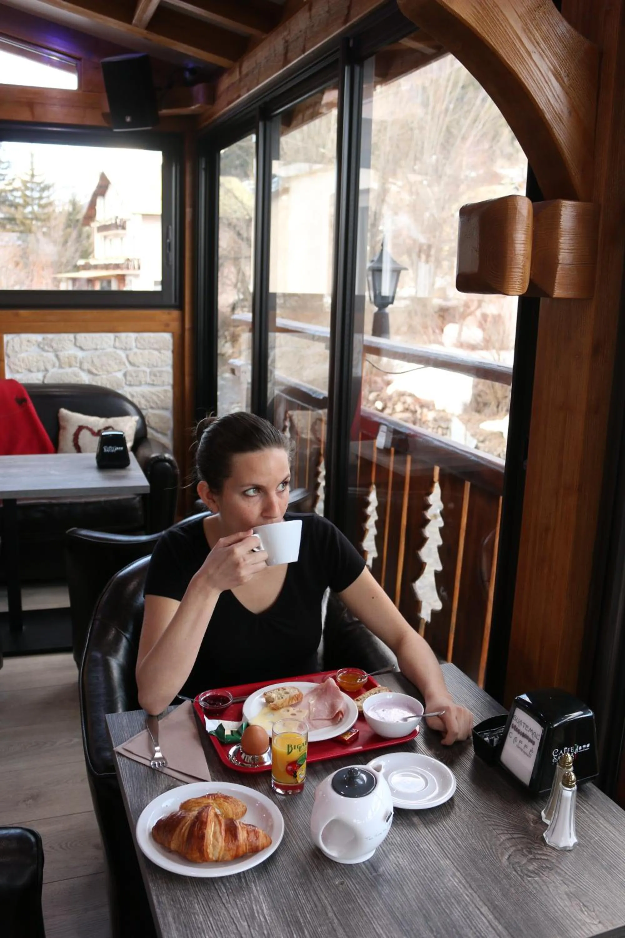 Balcony/Terrace in Logis Hôtel et Spa Le Christiania