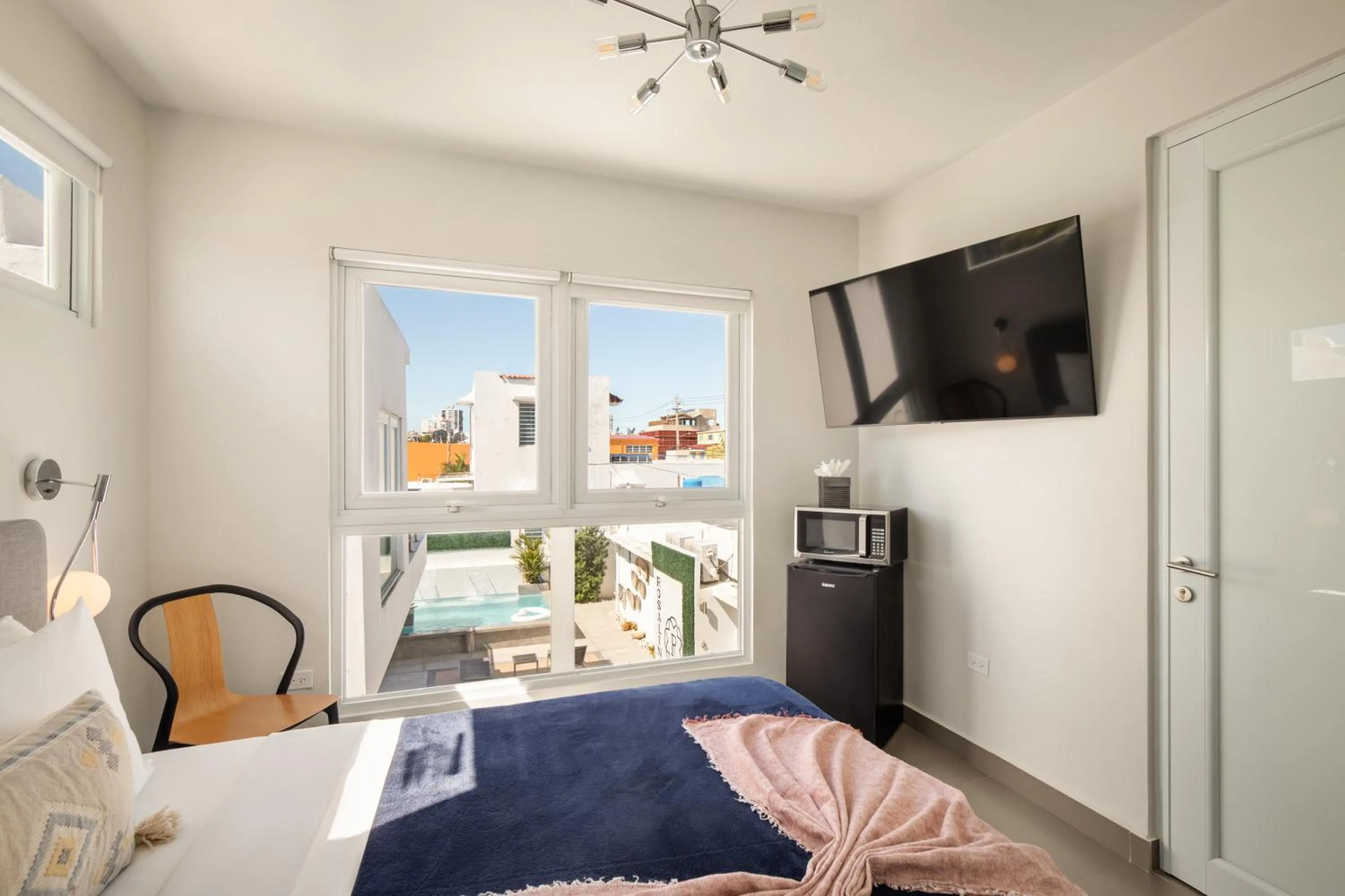 View (from property/room), Bed in Rosalina Ocean Park