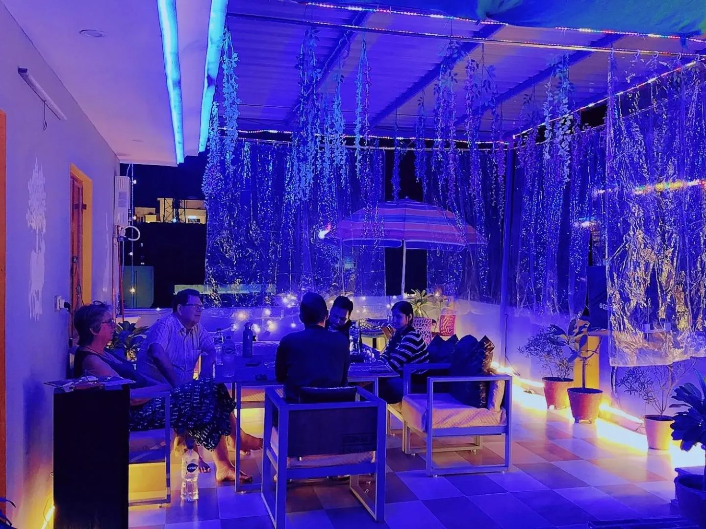 Balcony/Terrace in Taj Street Hostel