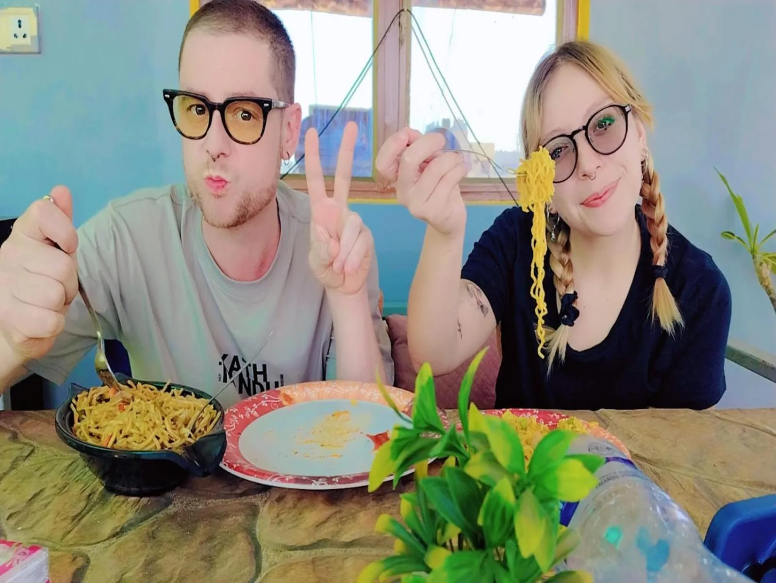 Food in Taj Street Hostel