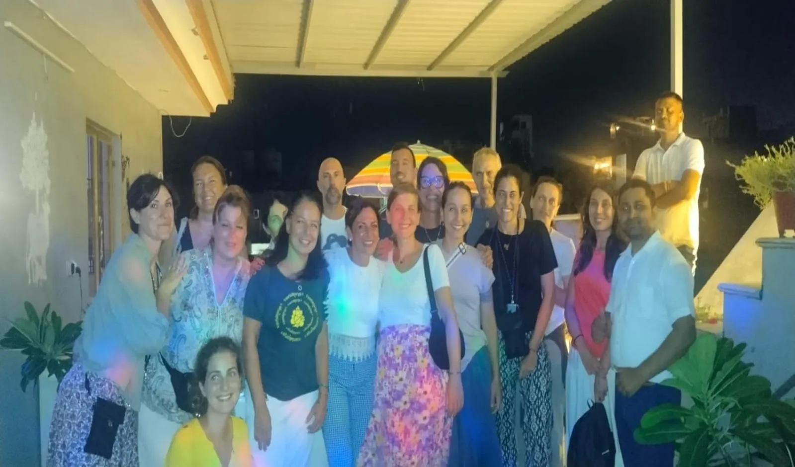 group of guests in Taj Street Hostel