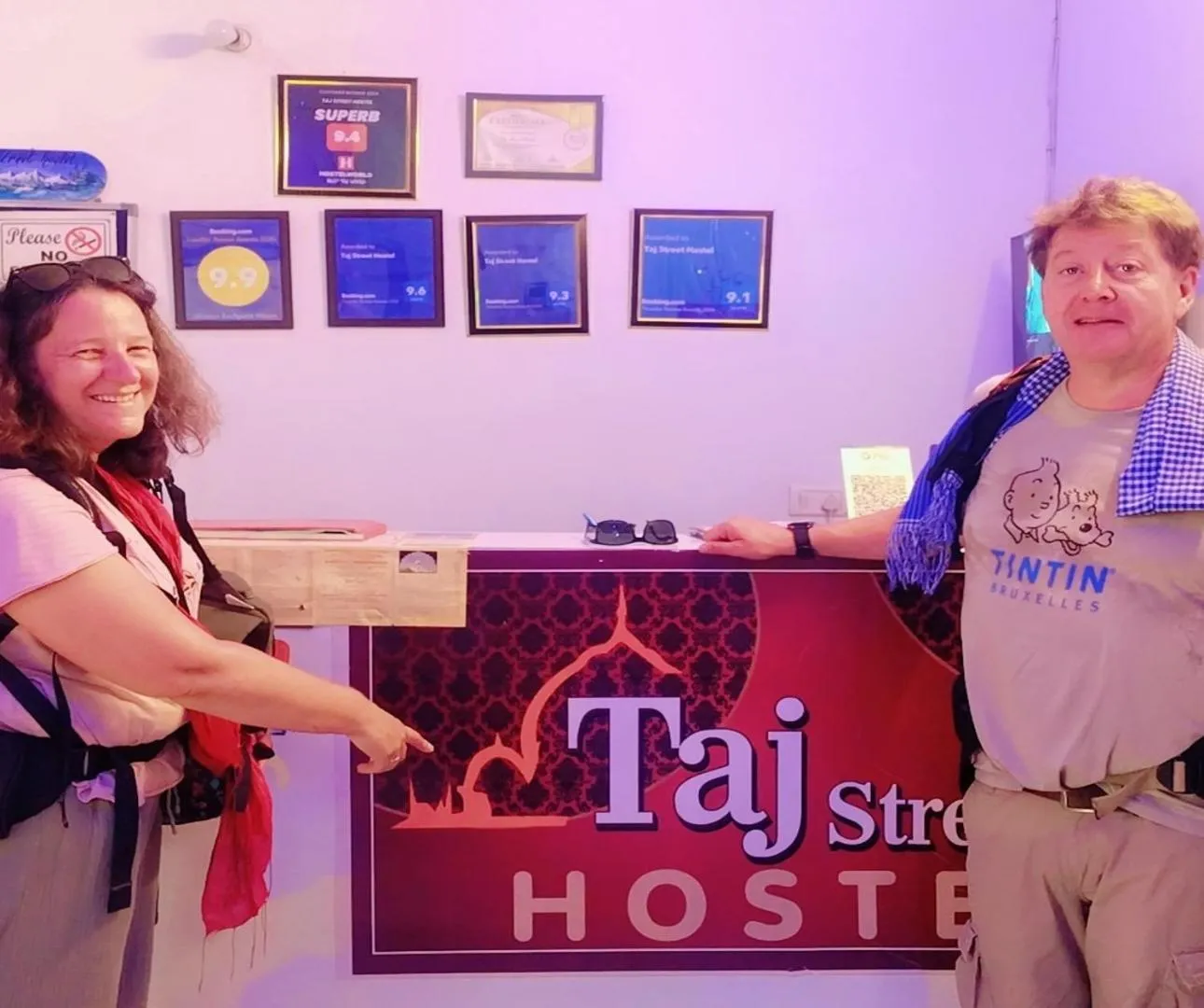Guests in Taj Street Hostel
