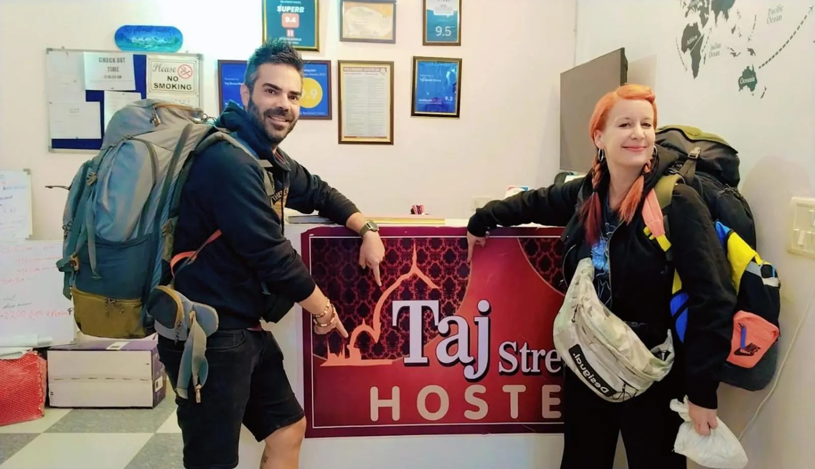 Guests in Taj Street Hostel