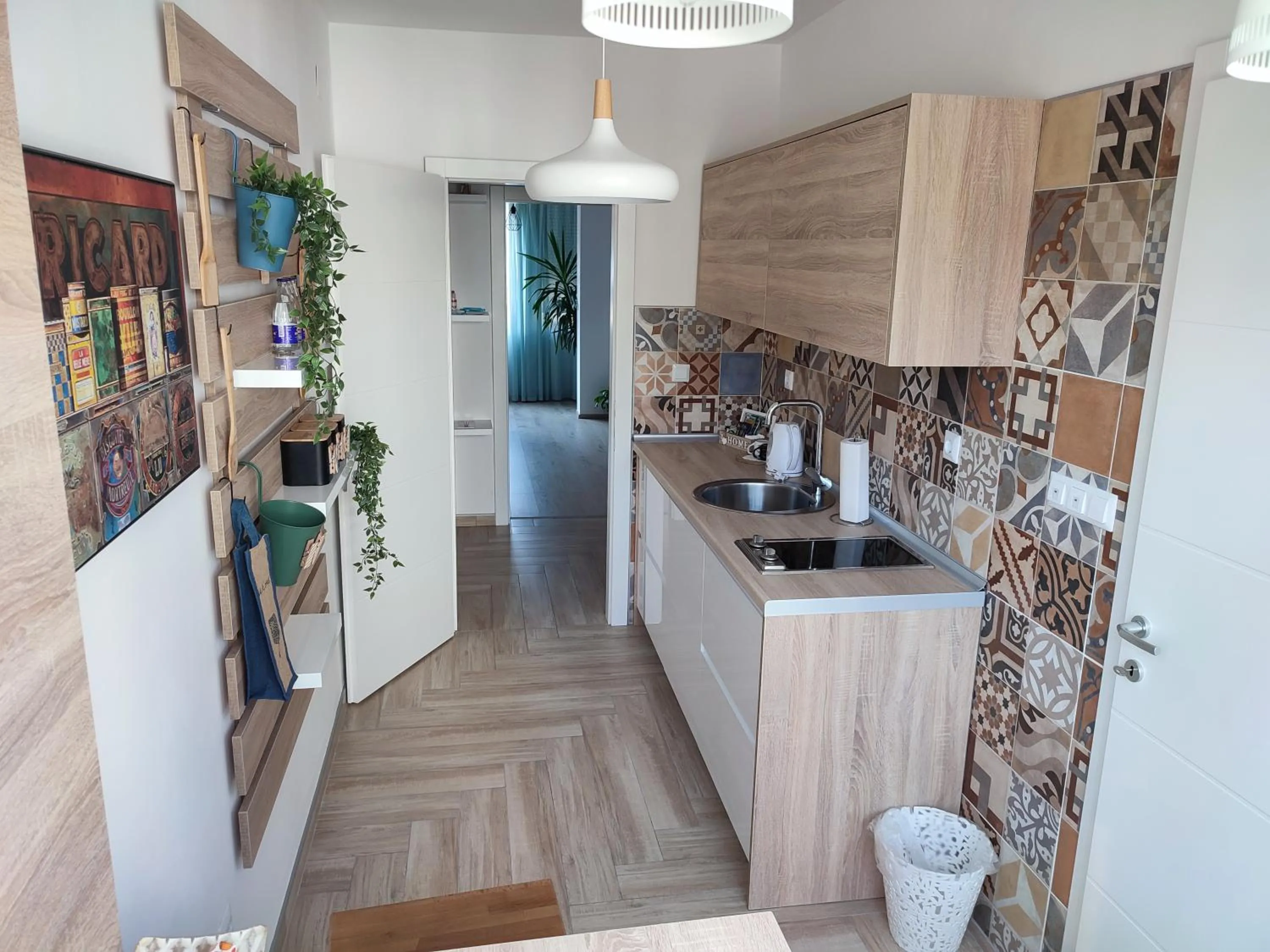 Kitchen or kitchenette in Apartman Lena