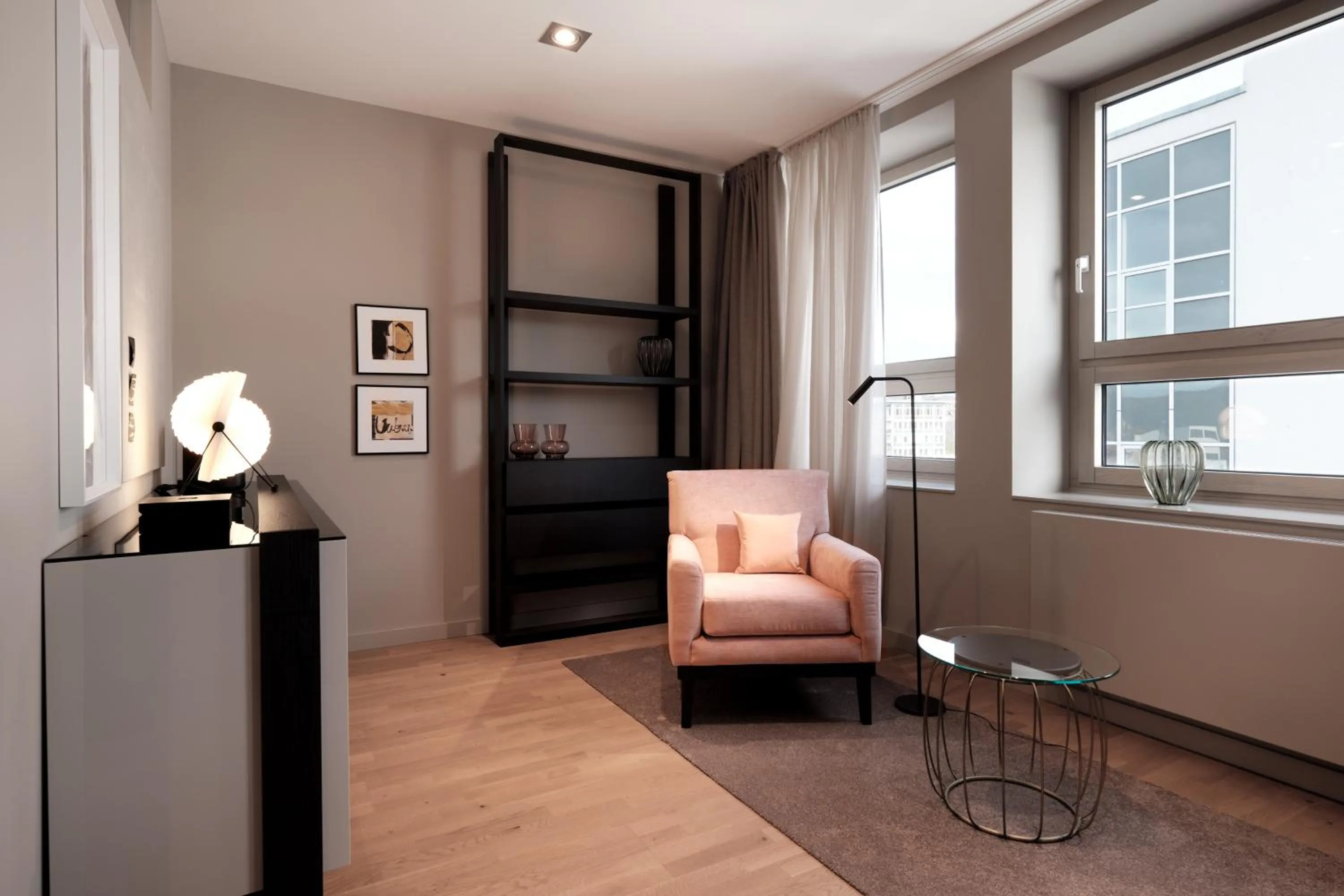 Living room in SAXX Hotel "Am Theater Karree"