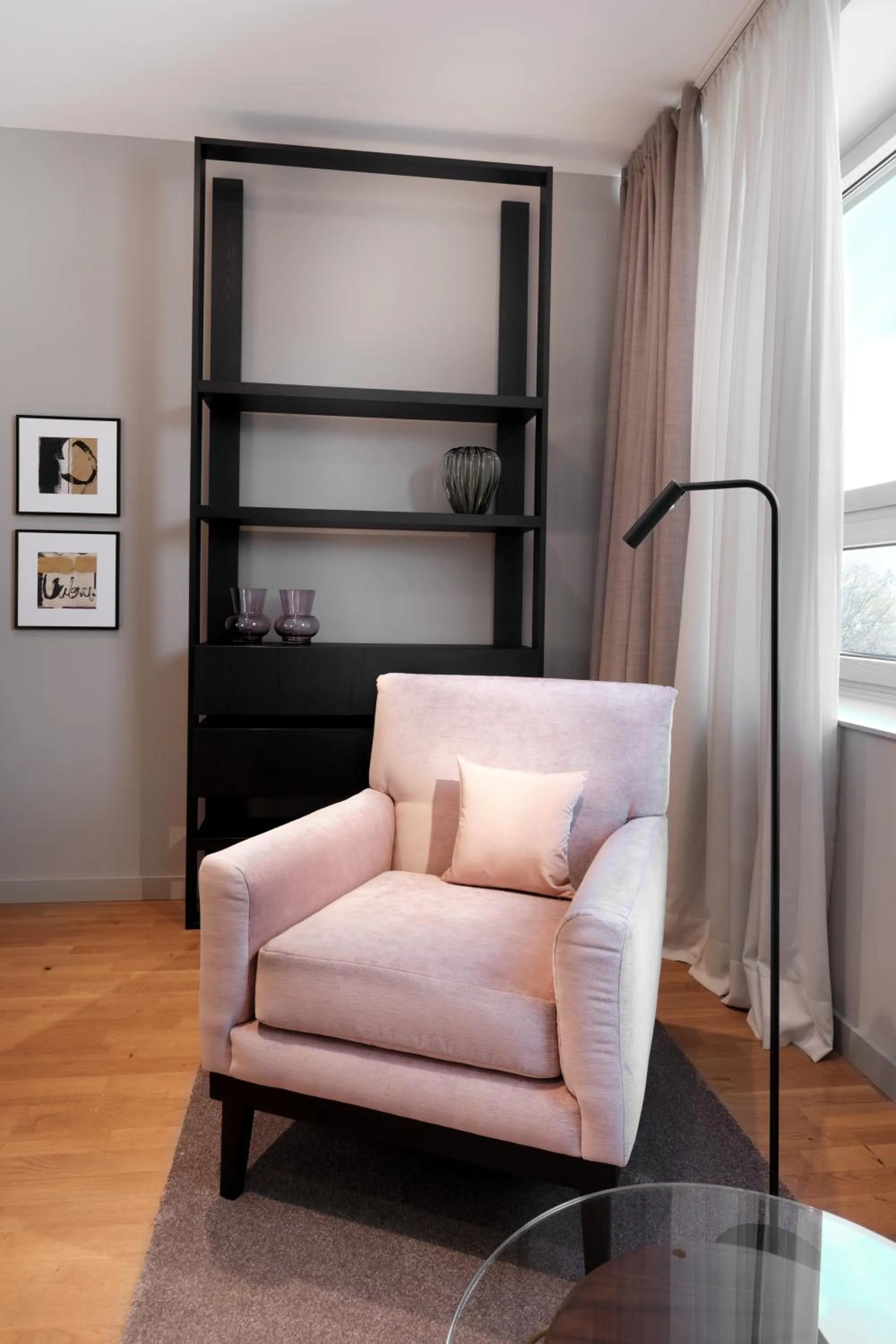 Living room in SAXX Hotel "Am Theater Karree"