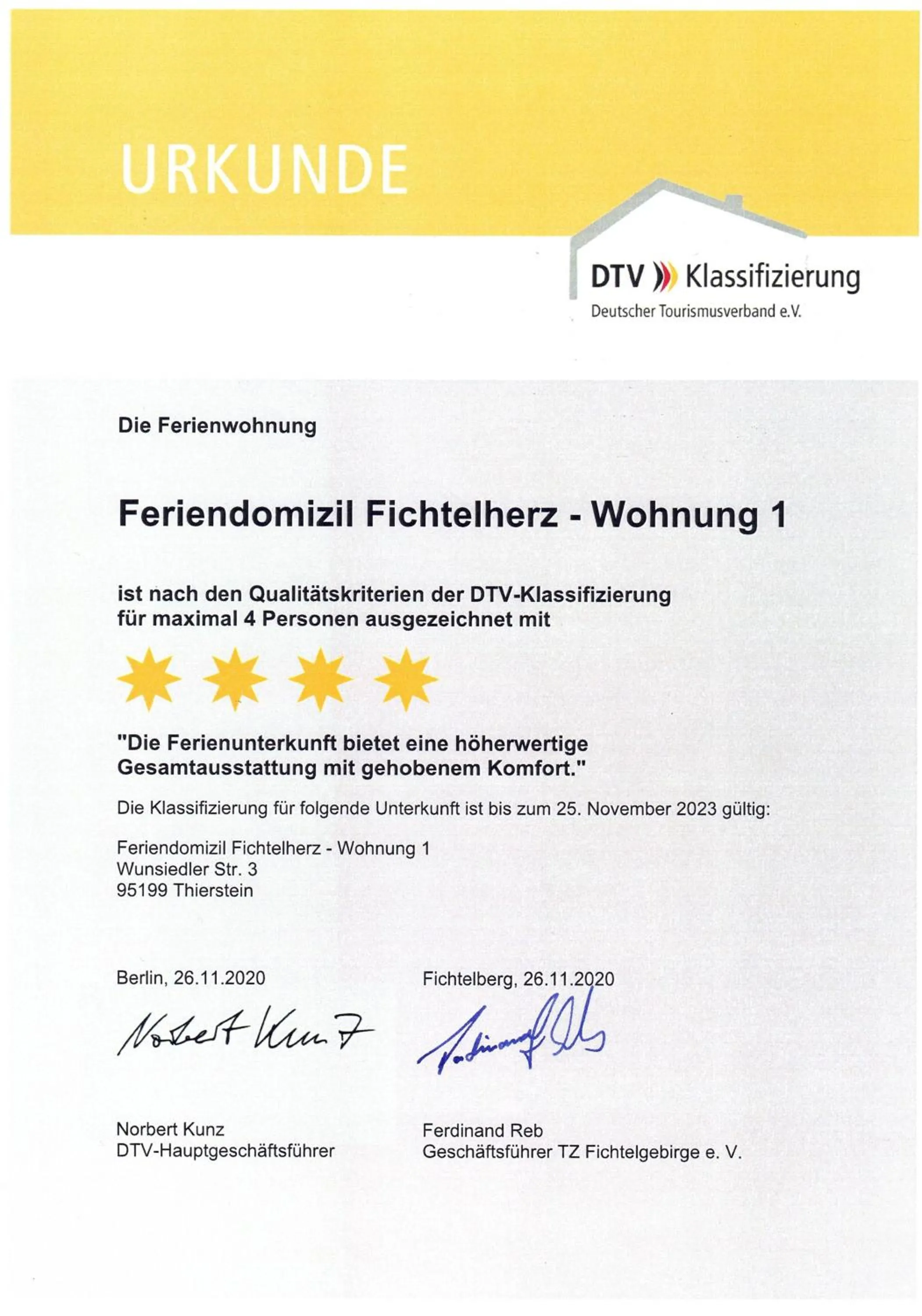 Feriendomizil Fichtelherz